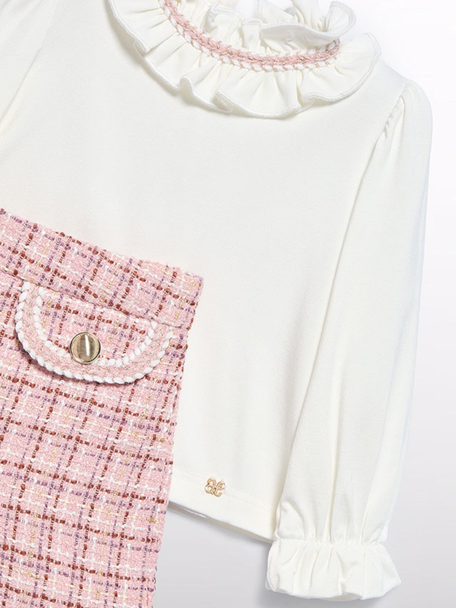 Compl. bermuda tweed Bimba Rosa 5710/8 - NANU' BABY