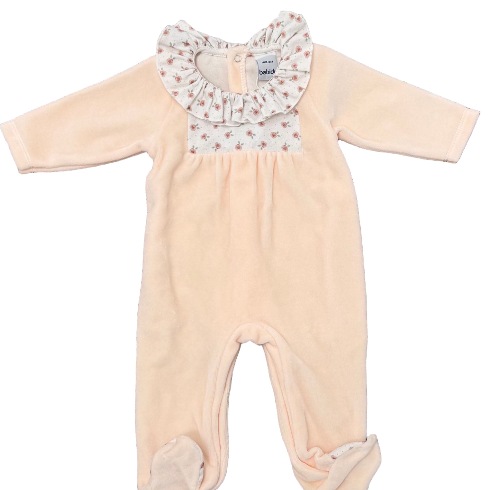 Tutina Neonata Ciniglia Arancio - BABIDU' 13901