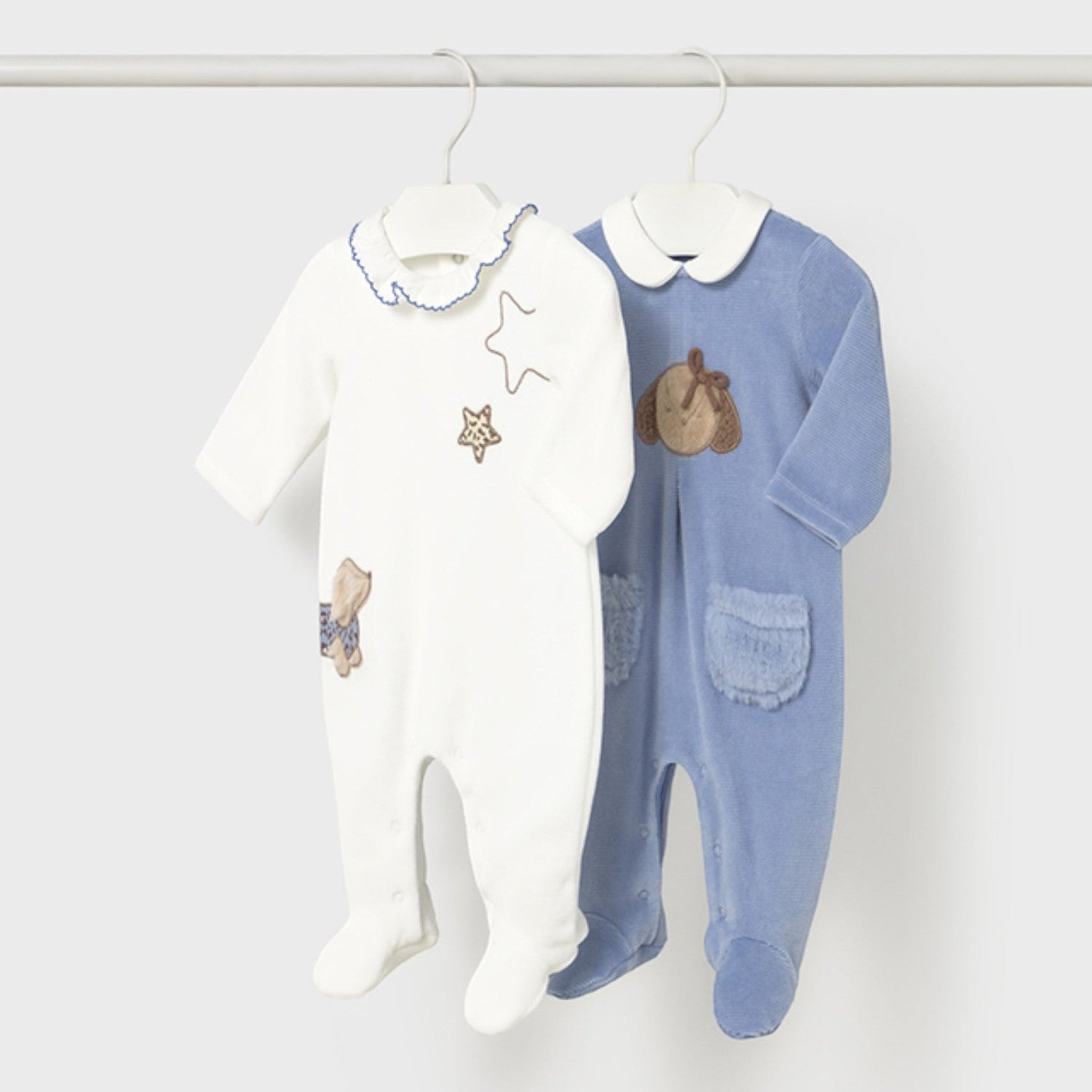 Baby Romper, Light Blue, 2702/86