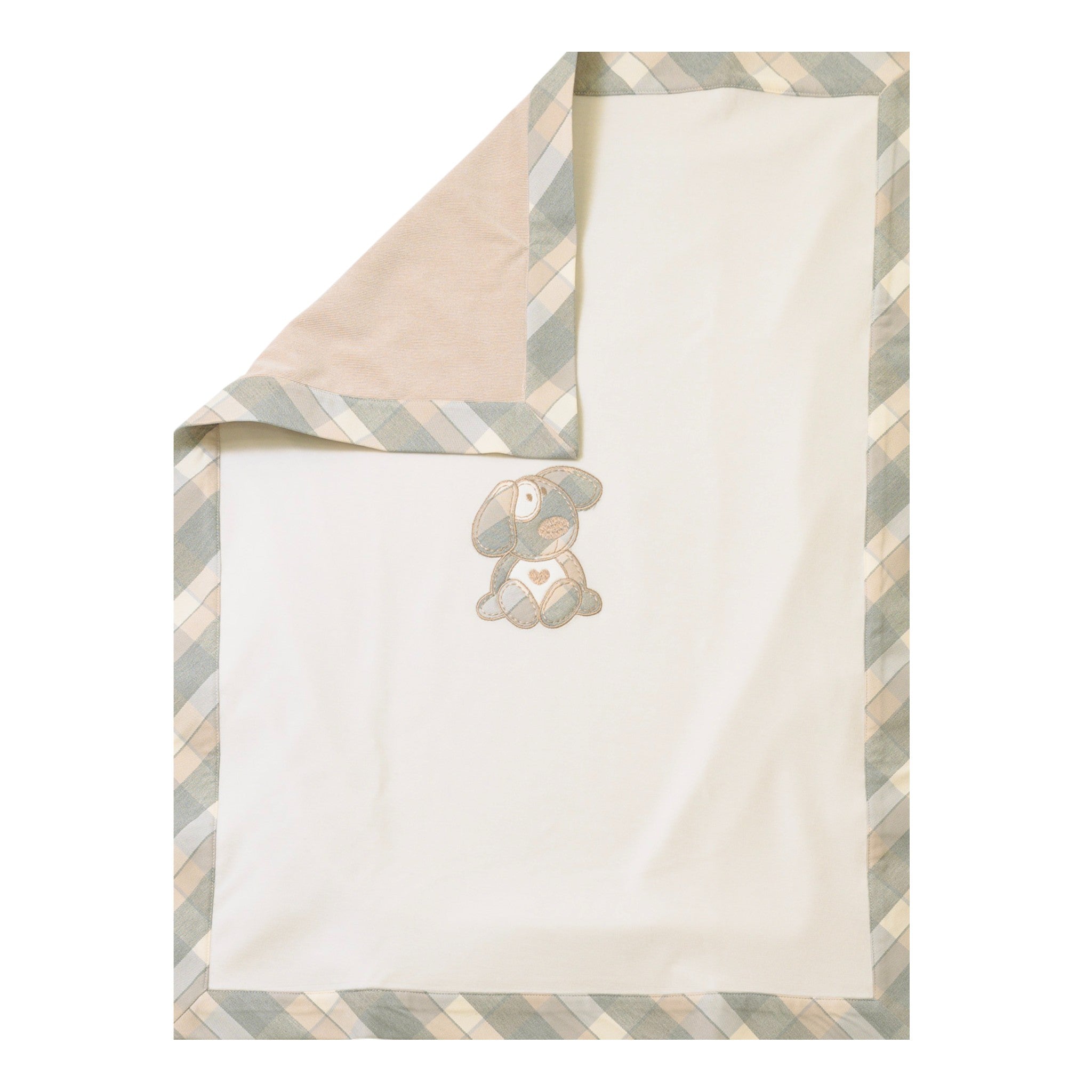 Baby Blanket, Beige Chenille, SARTORIA DEI PICCOLI (code LC1112)