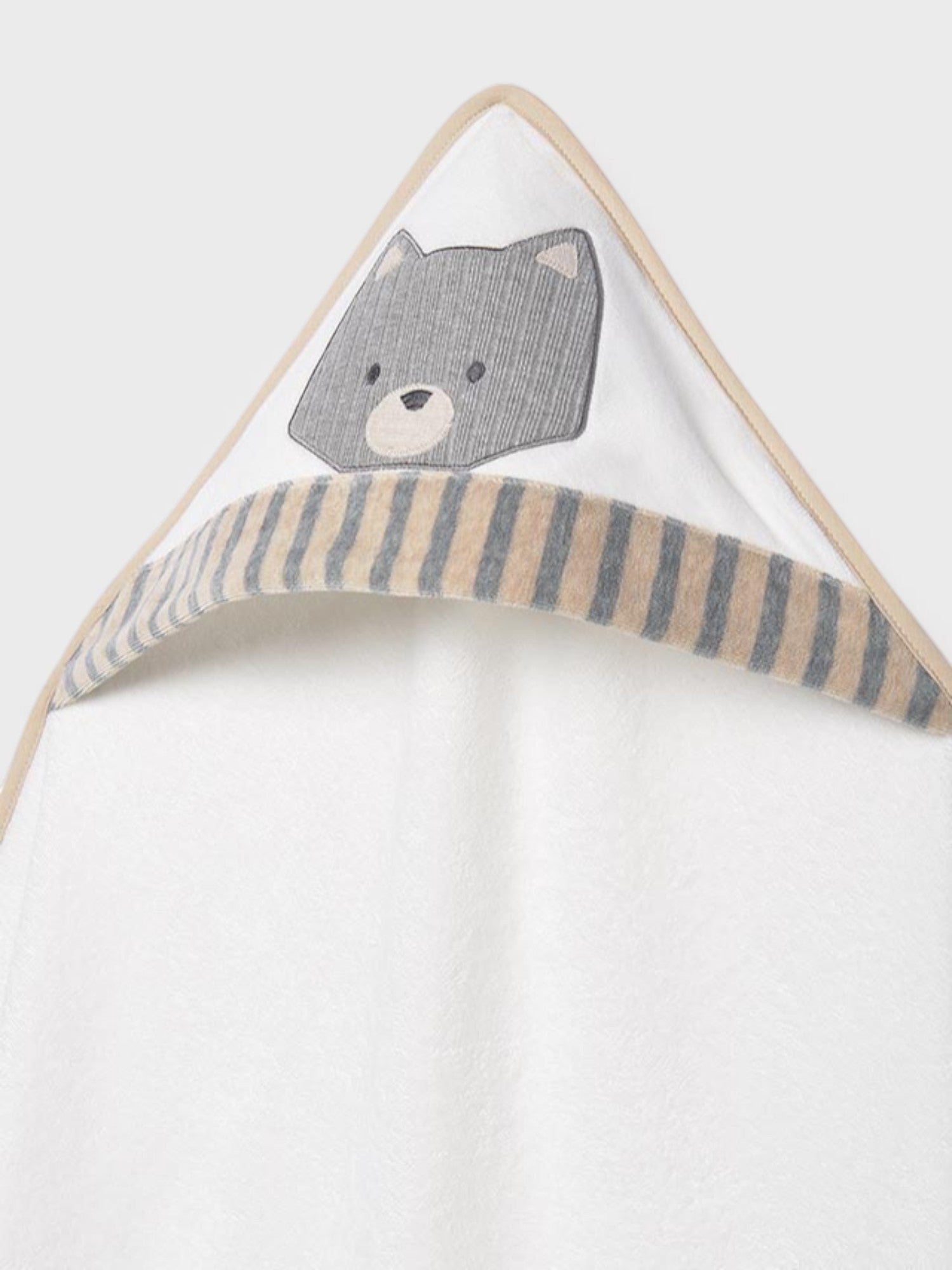 Accappatoio Neonato Beige 9988/88 - NANU' BABY