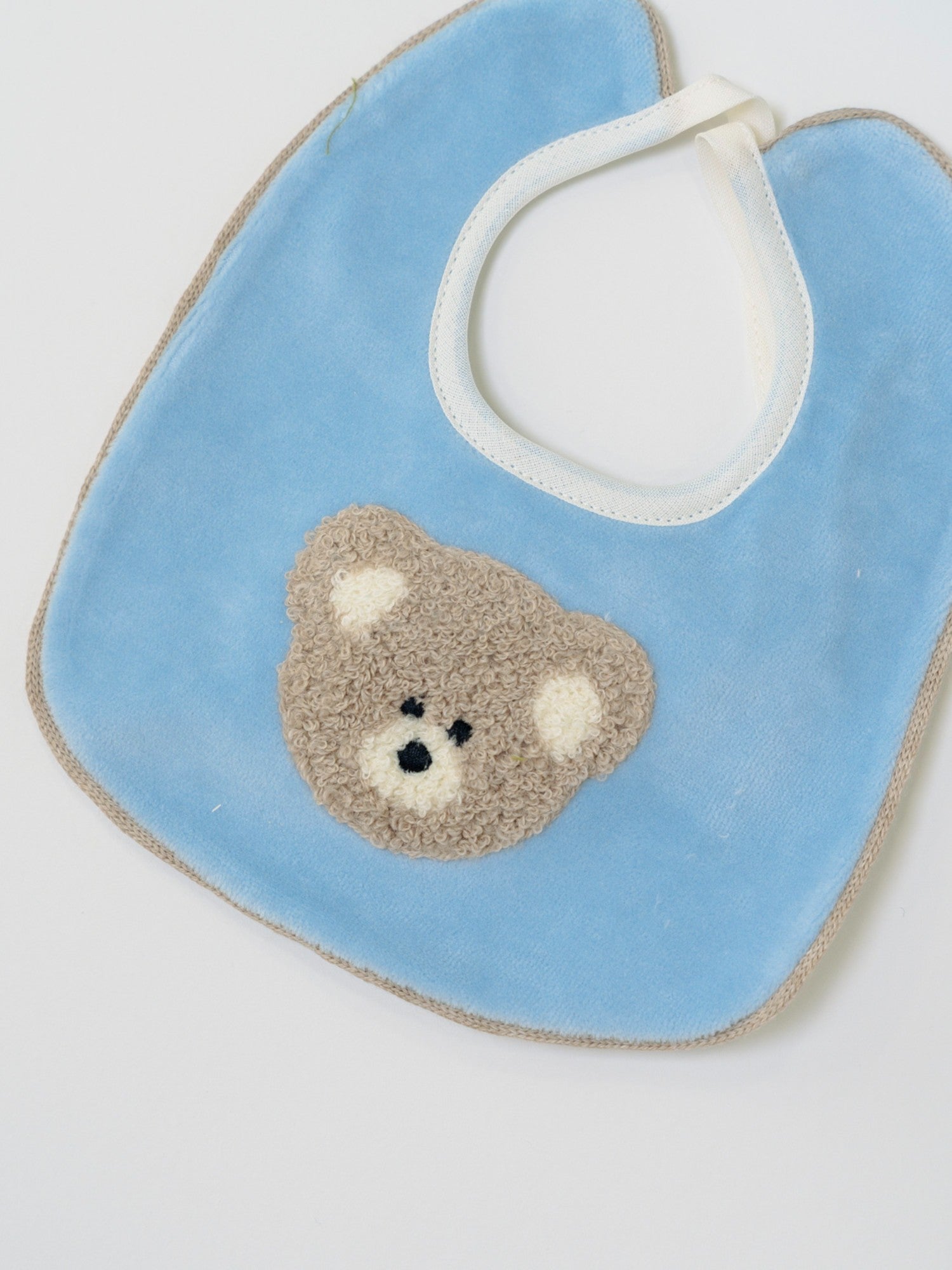 Cuffia e Bavetta Neonato CIELO LR1114 - NANU' BABY