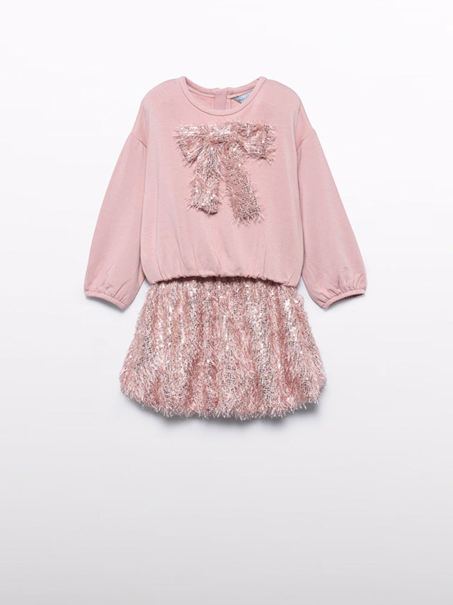 Compl. gonna frange lustrini Bimba Rosa 5539/8 - NANU' BABY