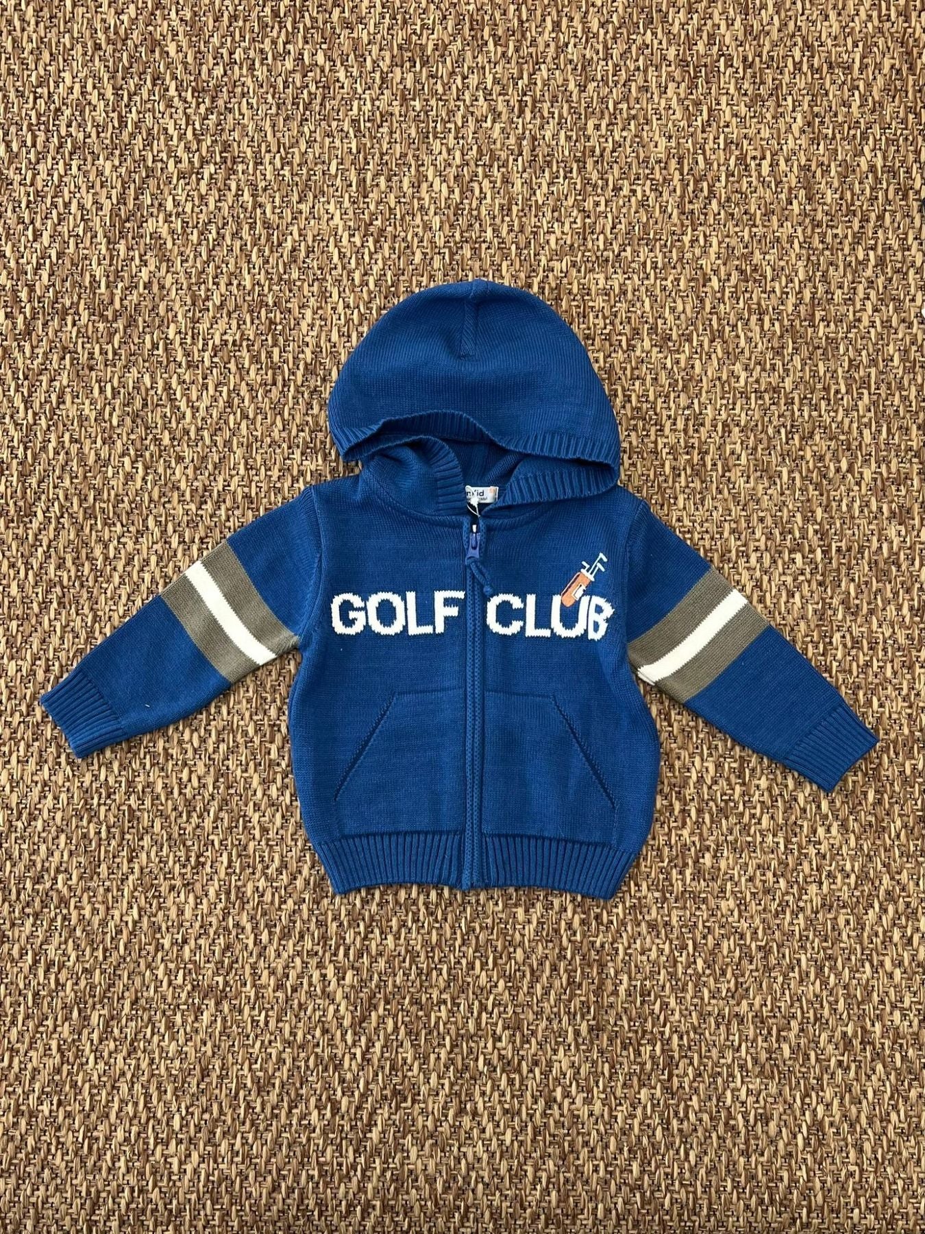Giacchina in maglia Bimbo AZZURRO DL521/PV24 - NANU' BABY