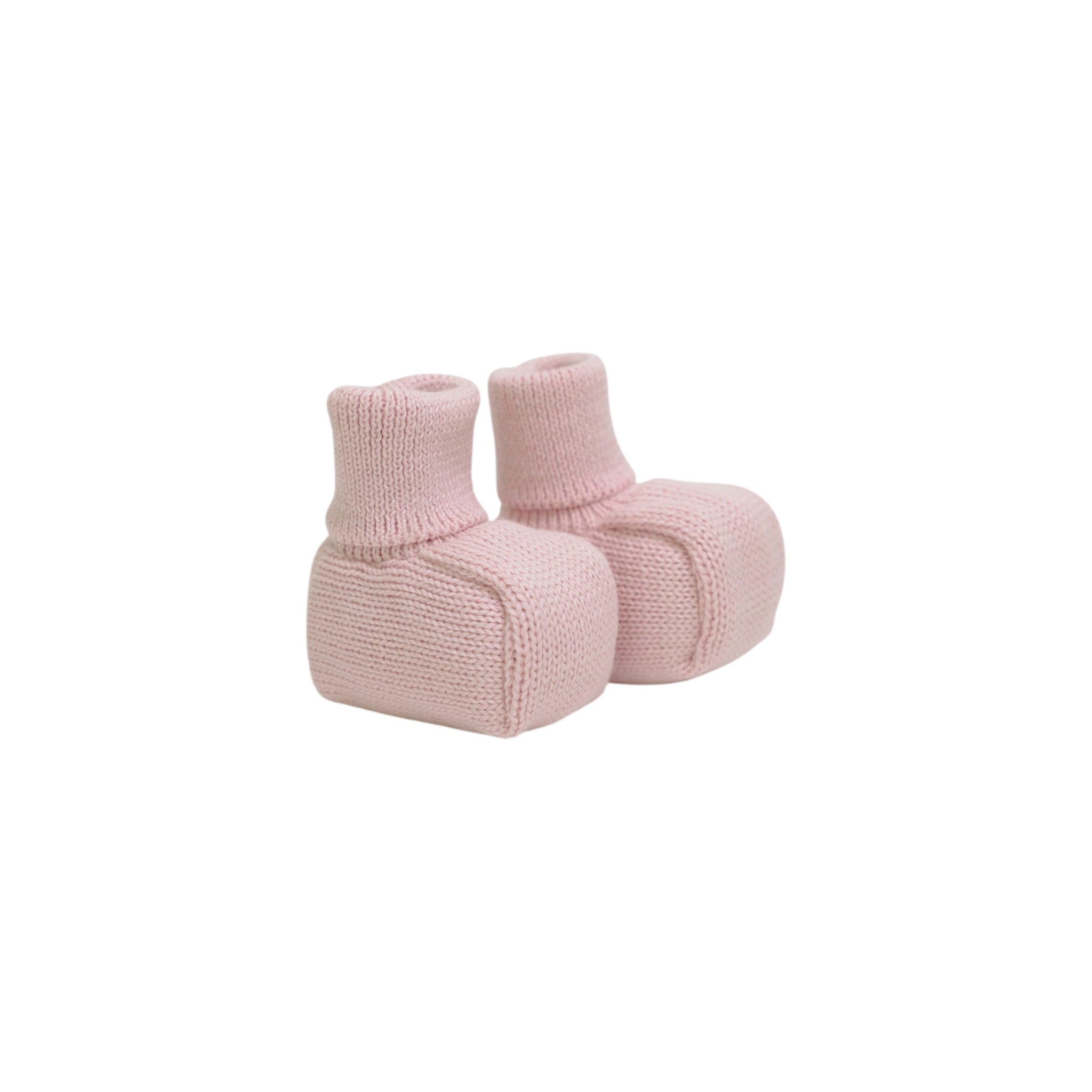 Pink Chenille Baby Booties SARTORIA DEI PICCOLI (code LSC1107)