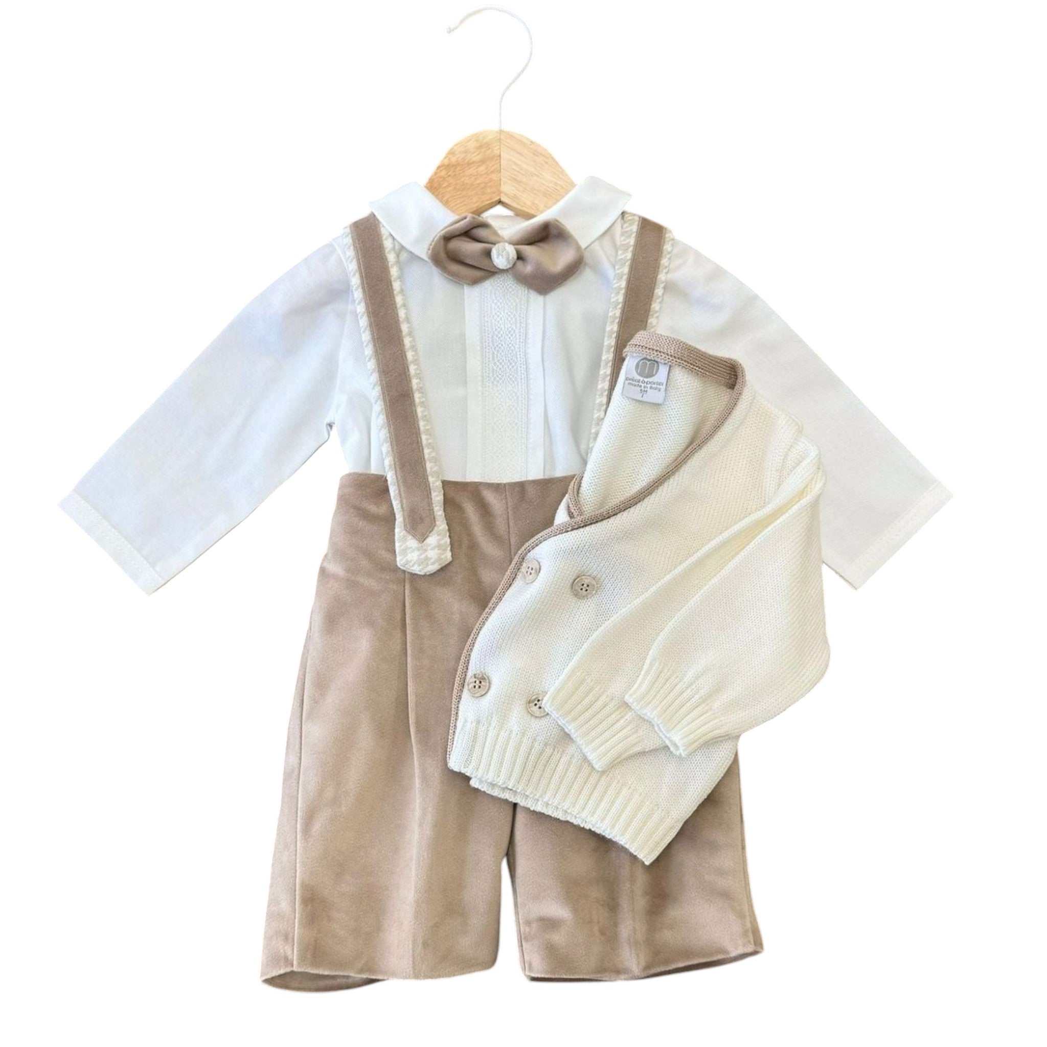 Boy's Ceremony Outfit, Vanilla Color, IK20160BIS