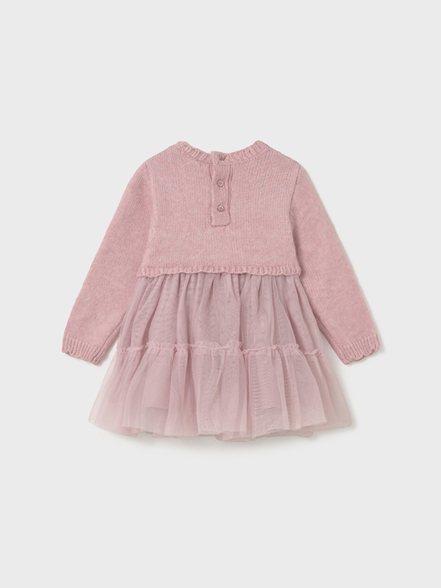 Abito combinato tricot Bimba Rosa 2905/33