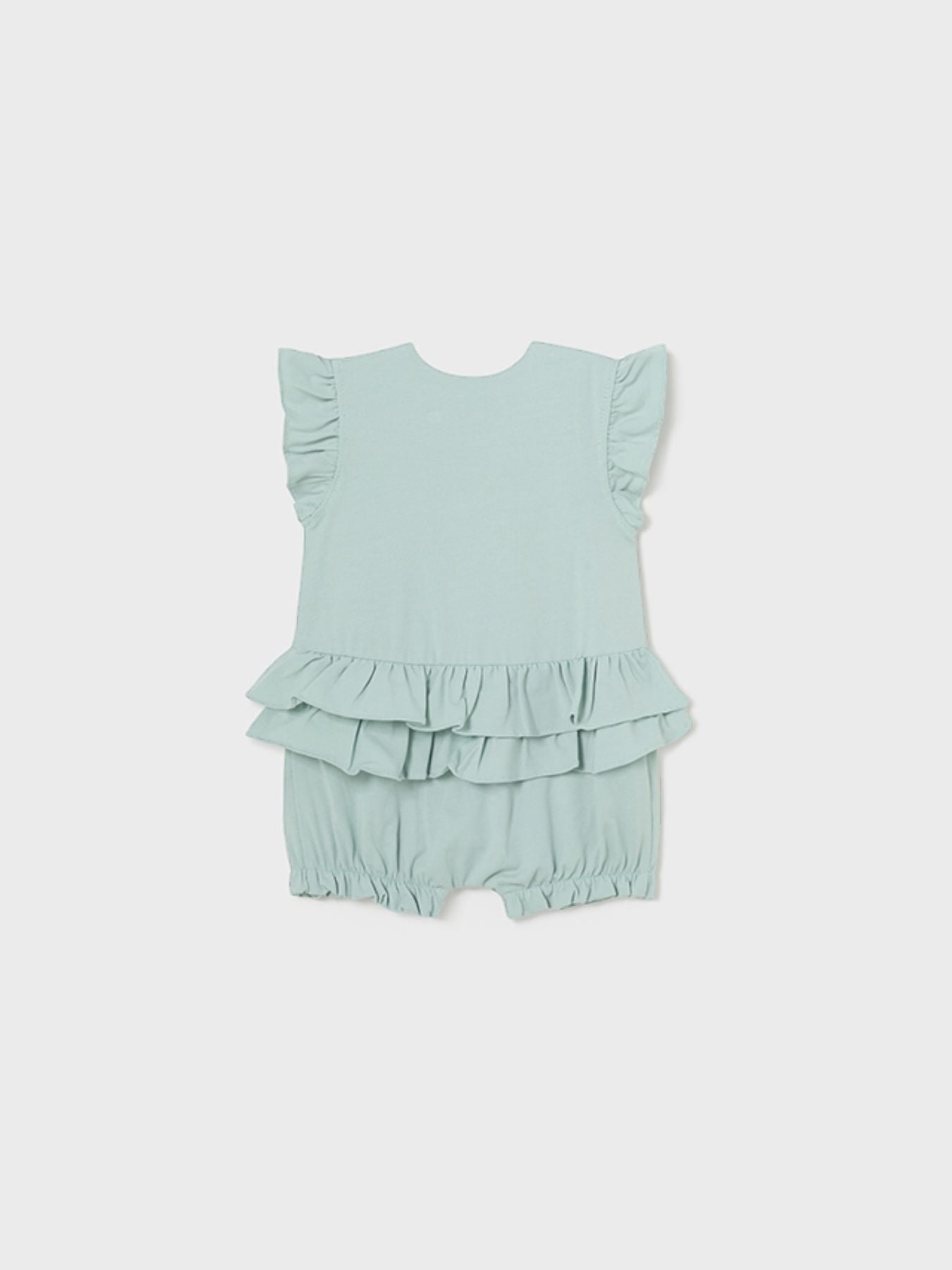 Set 2 pagliaccetti corti Bimba VERDE 1706/G