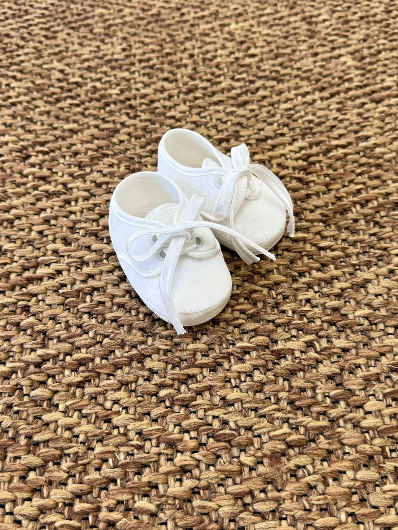 Cream lace-up shoe Baby CREAM