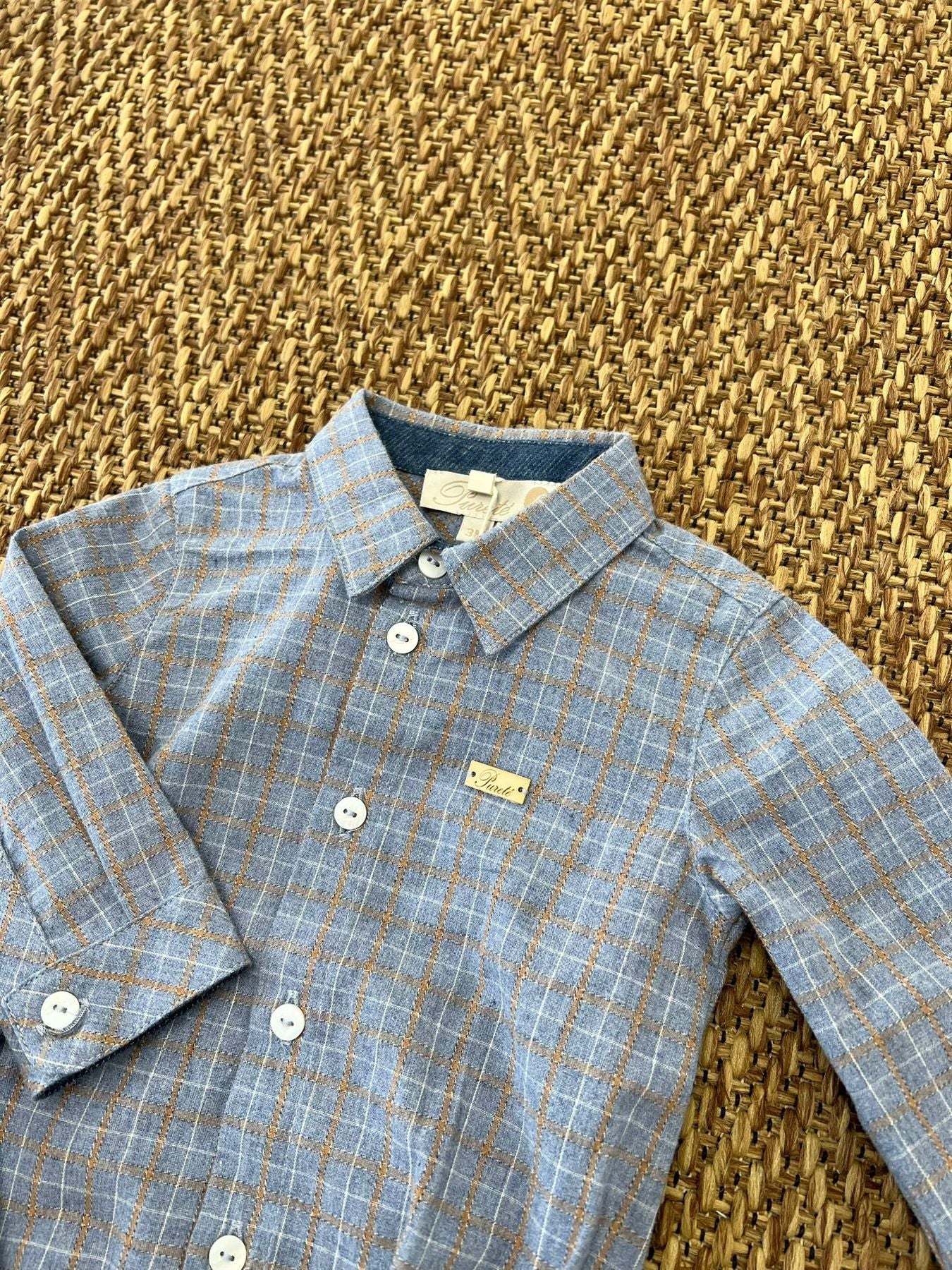 Camicia Bimbo AZZURRO 05 507 - NANU' BABY