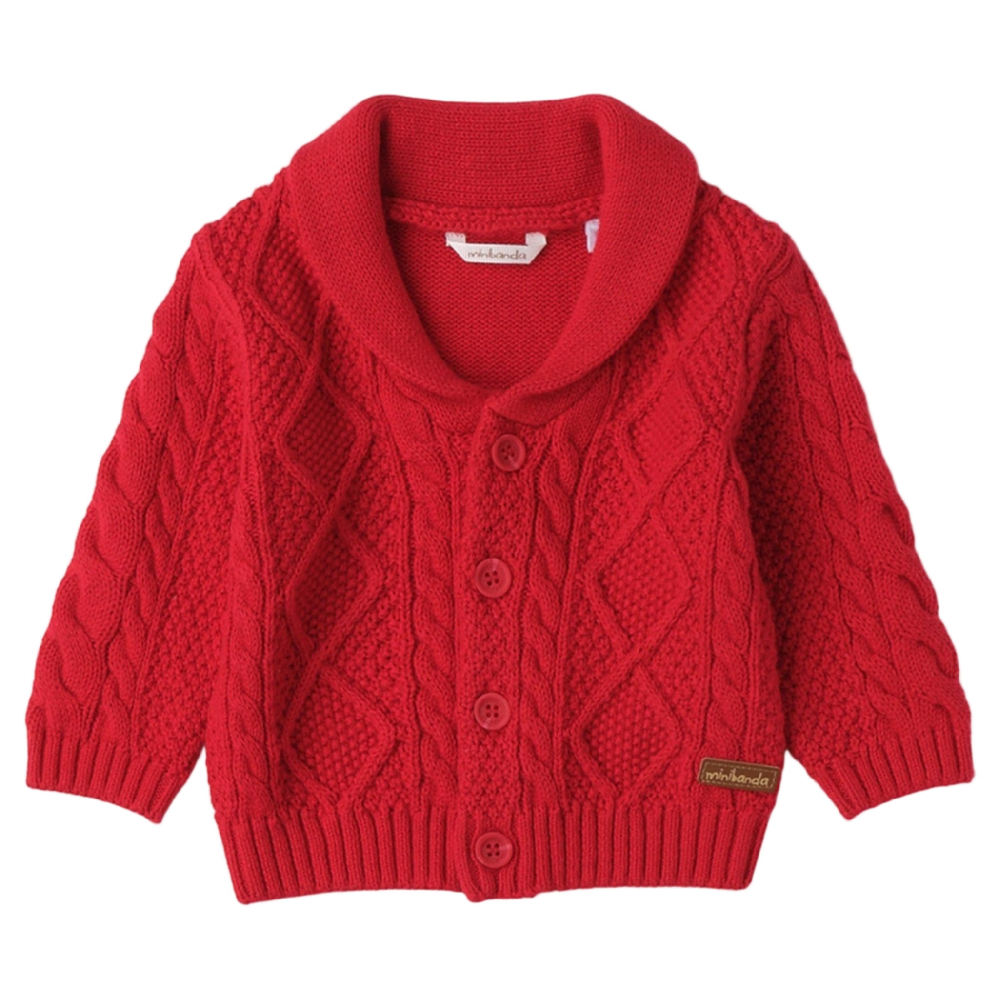 Cardigan Scaldacuore Bimbo Rosso 3F657/2253 -  NANU' BABY