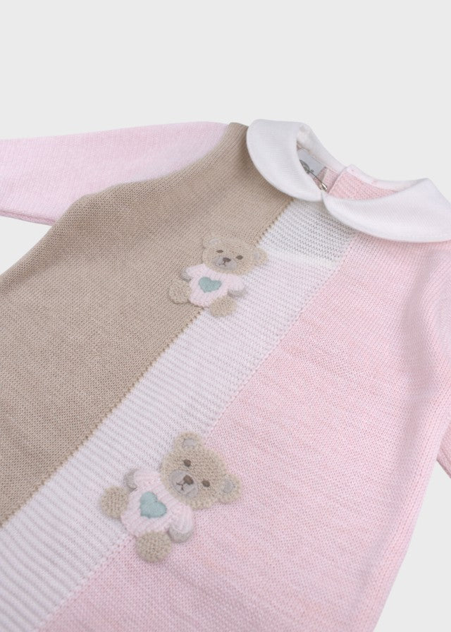 Tutina Teddy Ricamato Rosa EK6010/R