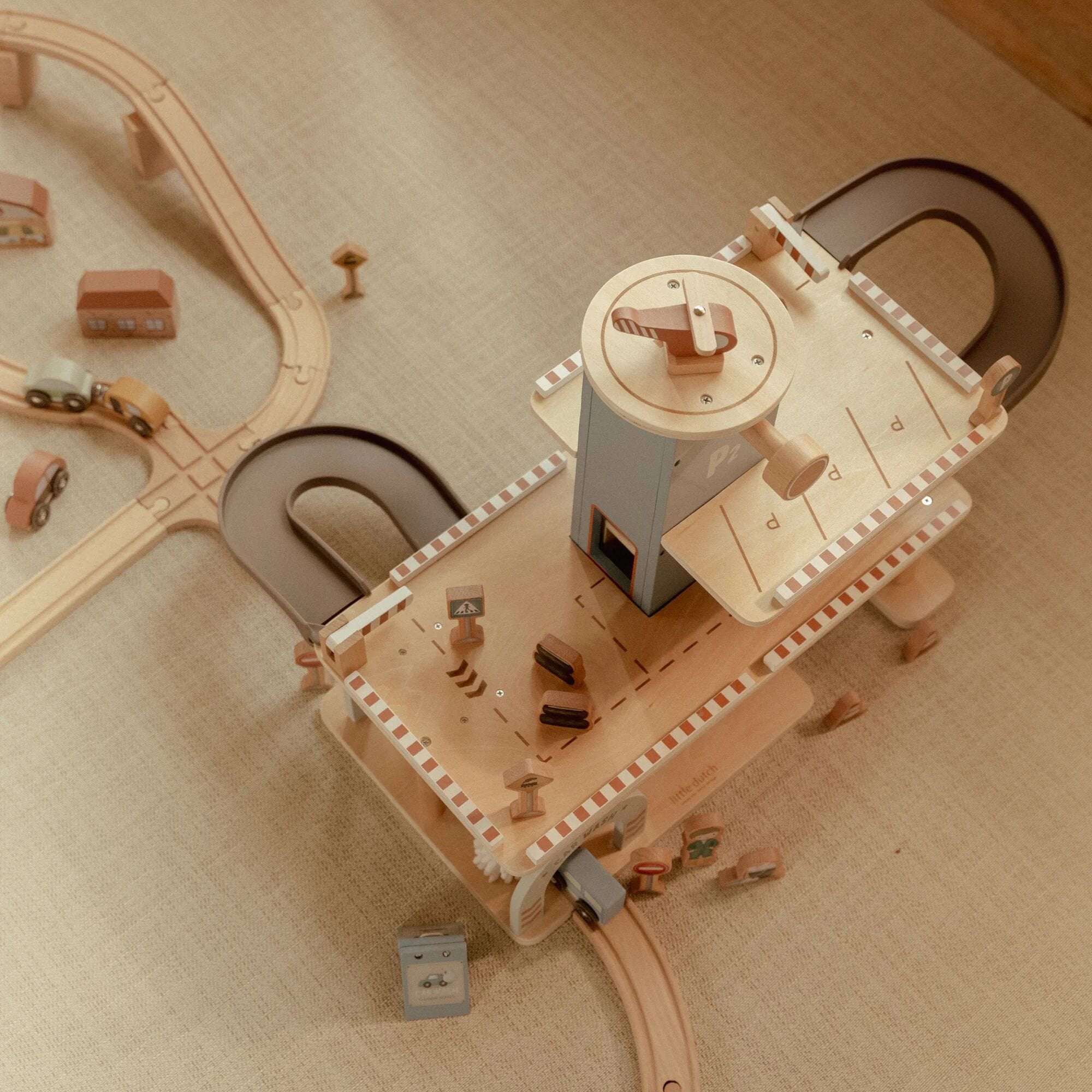 Garage in legno  Multicolore LD2534