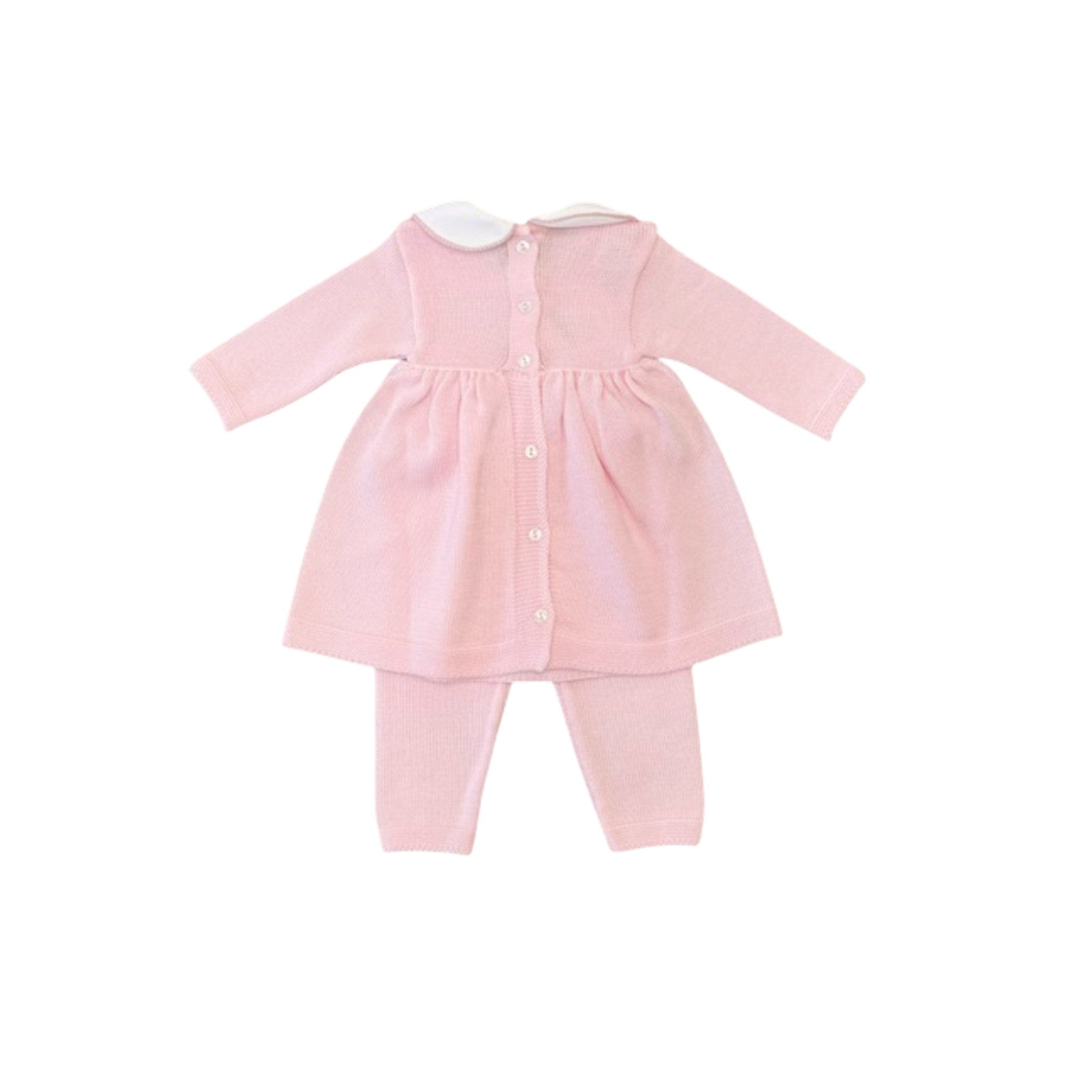 Baby Boy Newborn Set with Ruffles and Rosettes, Pure Wool, BABY LORD 403/R