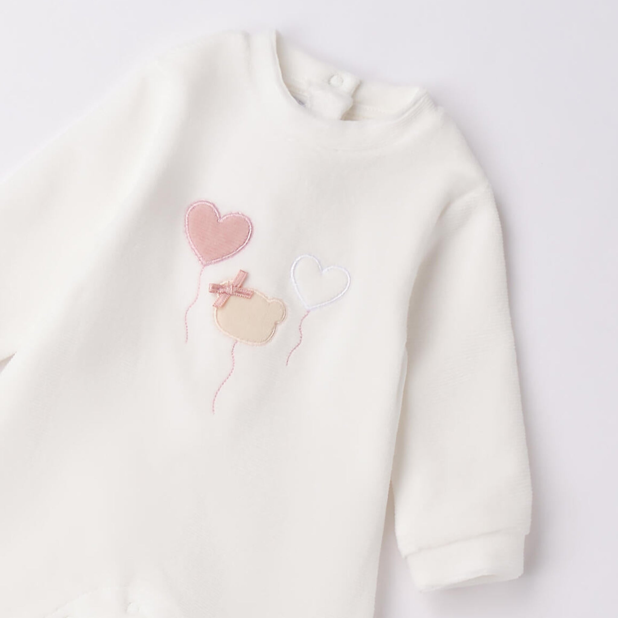 Velvet Corduroy Baby Romper with Feet 3F759/112