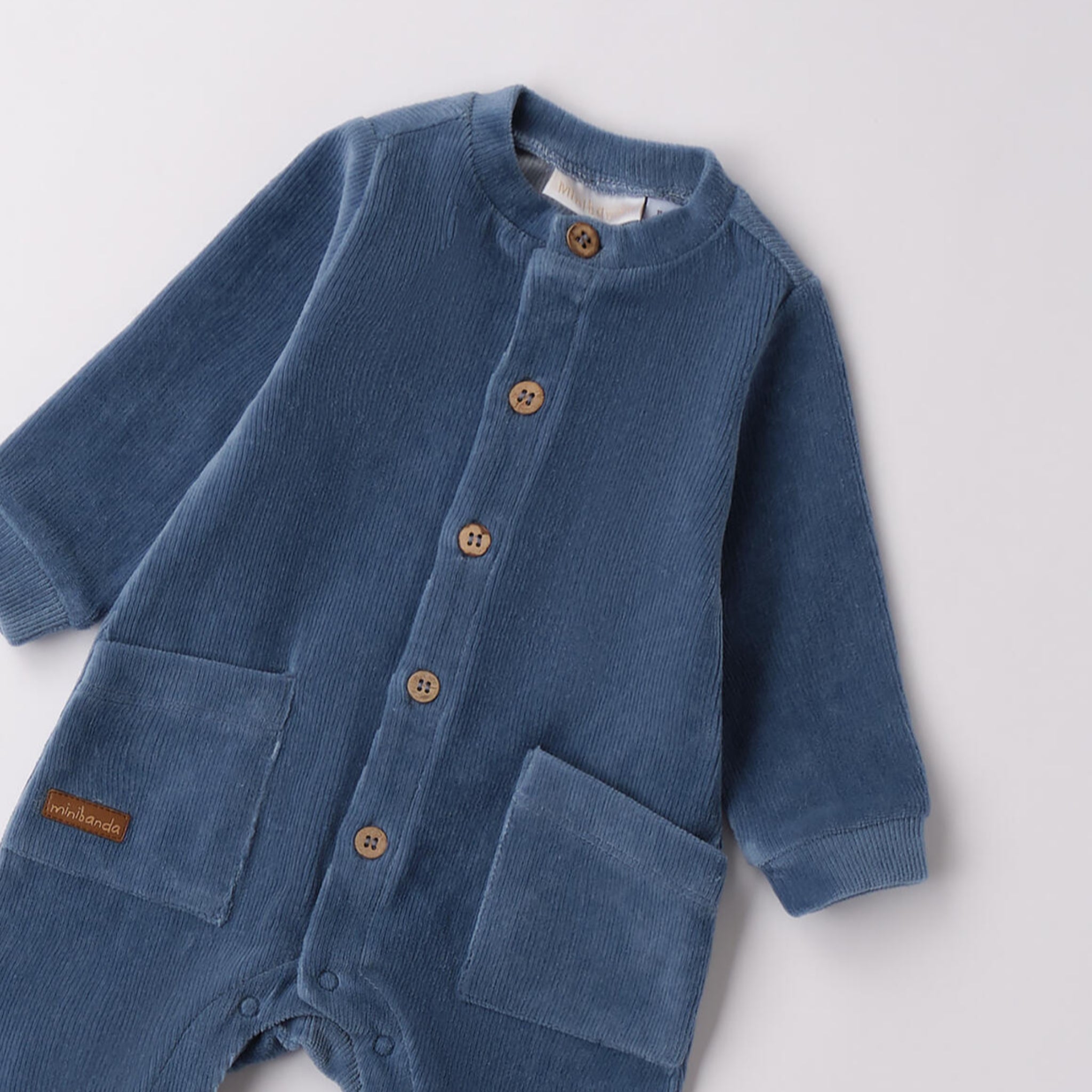 Baby's Footed Velour Onesie Avion 3F645/3924