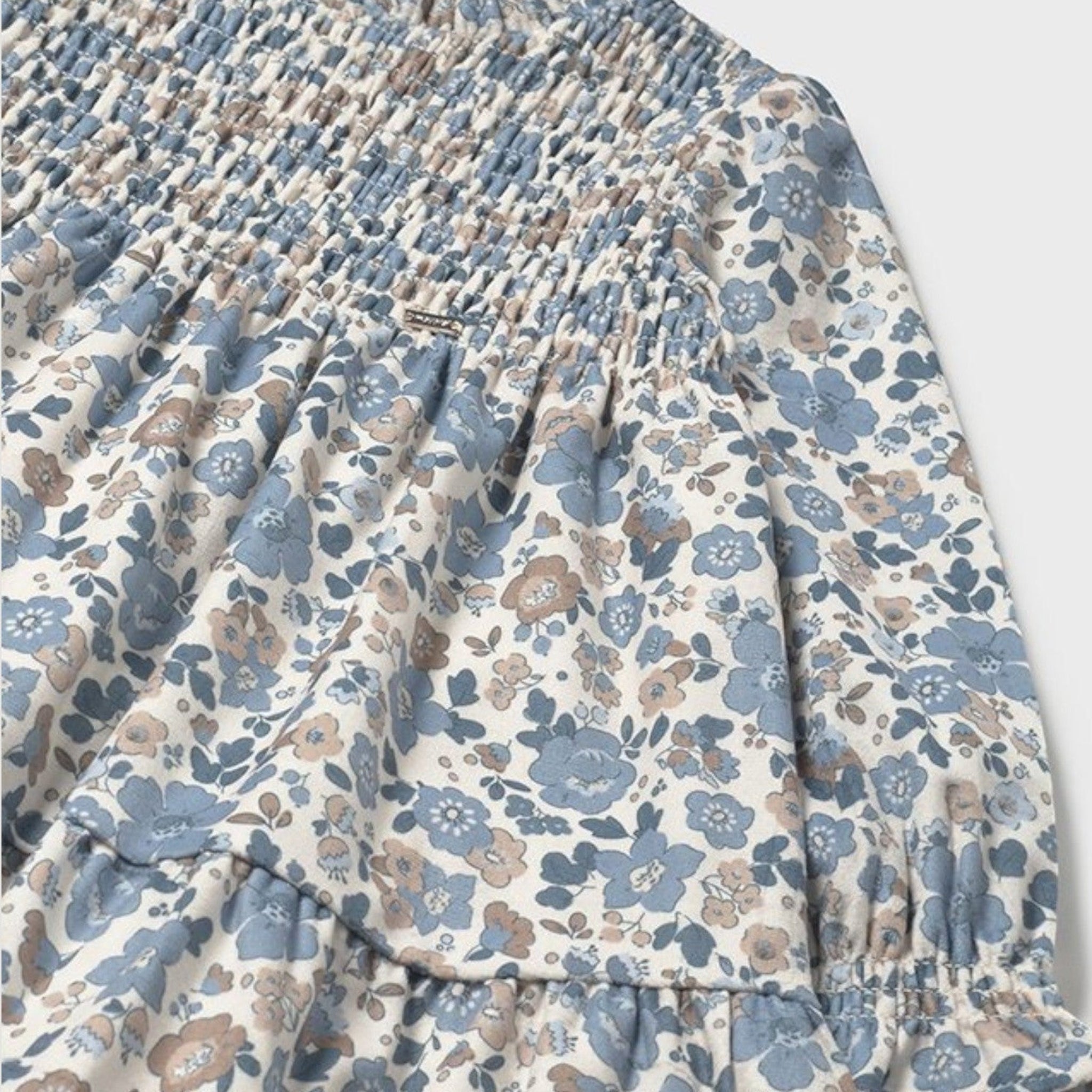 Abito stampato Bimba CIELO 2909/26 -  NANU' BABY