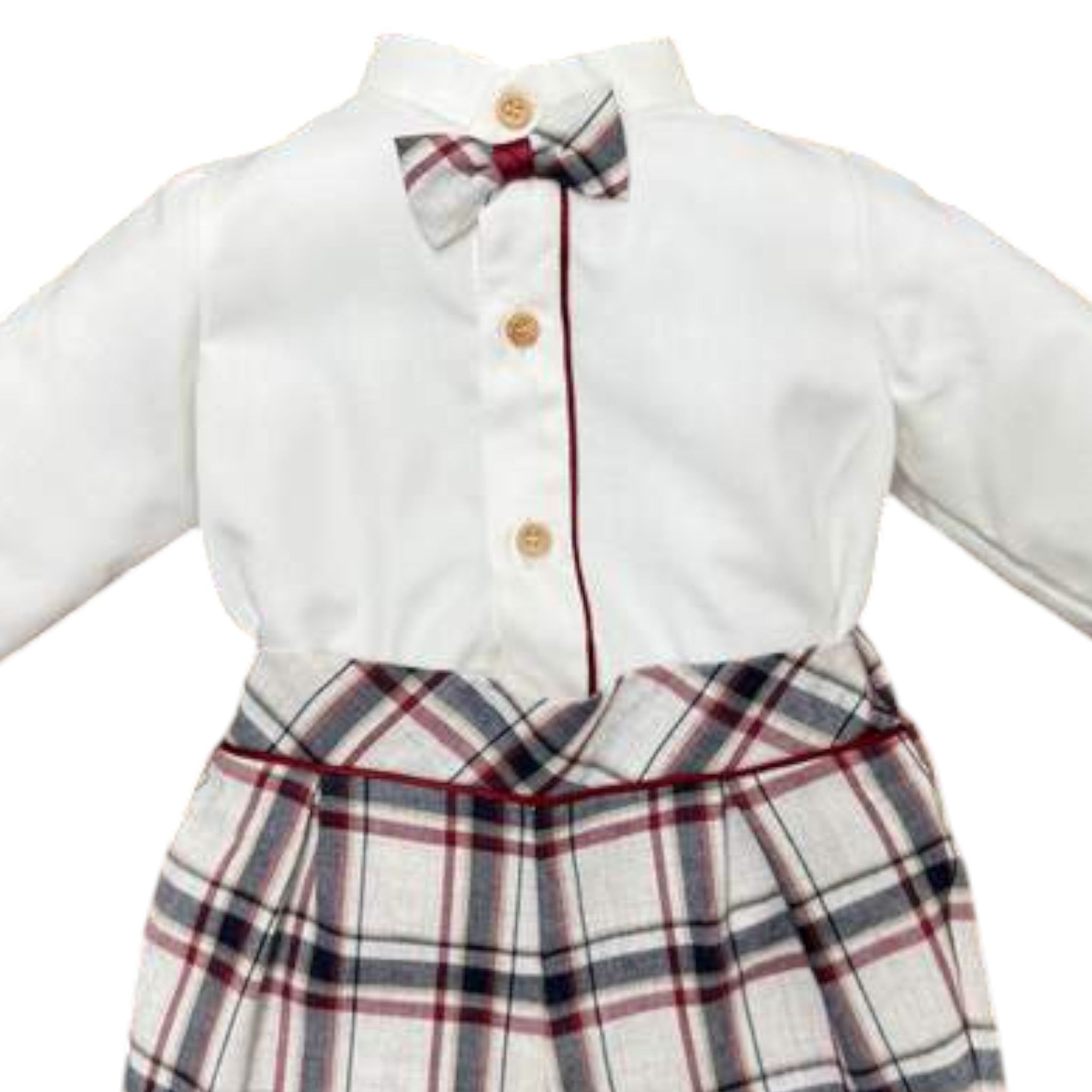 Bordeaux Boys' Ceremony Suit - PONTO POR PONTO 1/6201