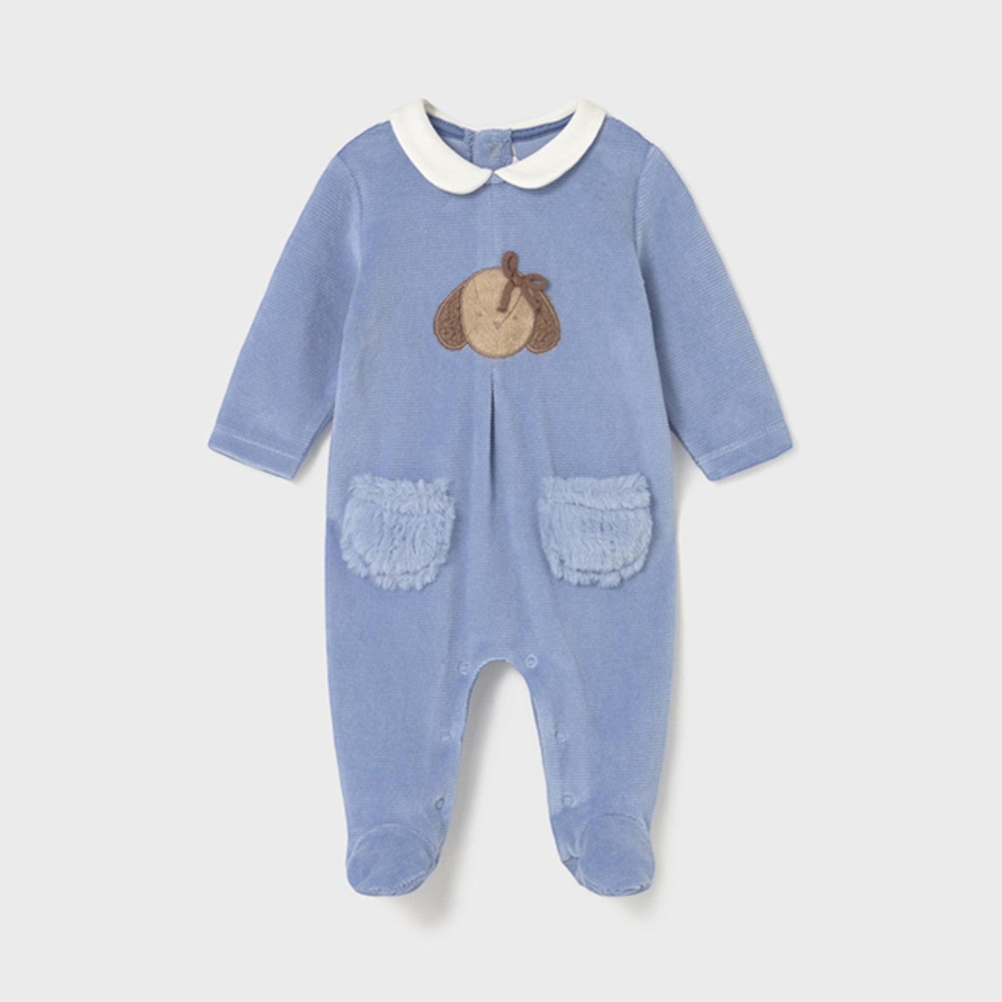 Baby Romper, Light Blue, 2702/86