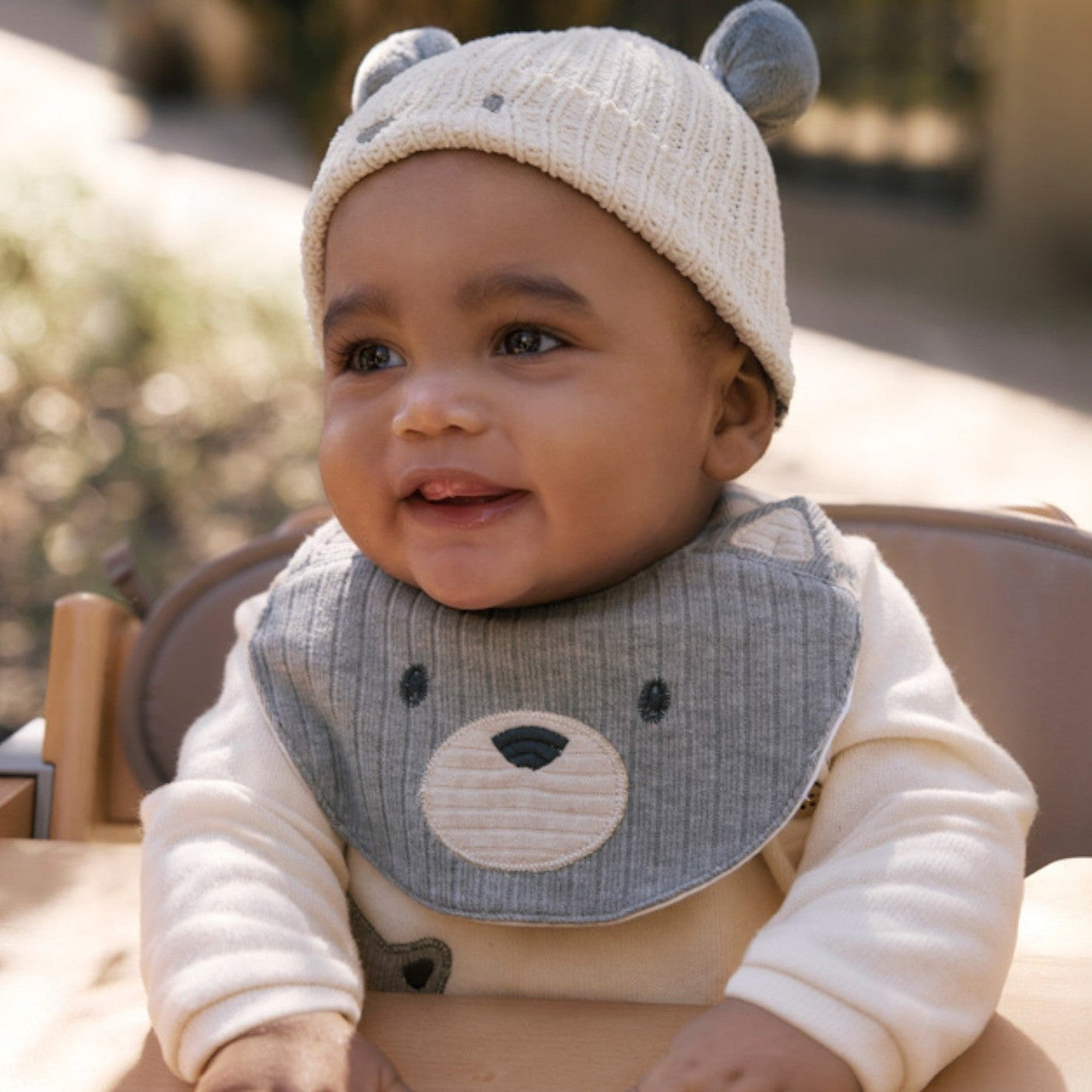 Bavetta Neonato Grigio 9951/46 -  NANU' BABY