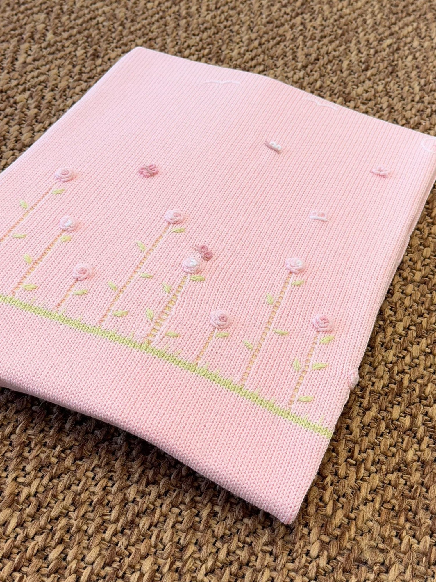 Coperta in maglia Neonata ROSA PICCI/CO-R
