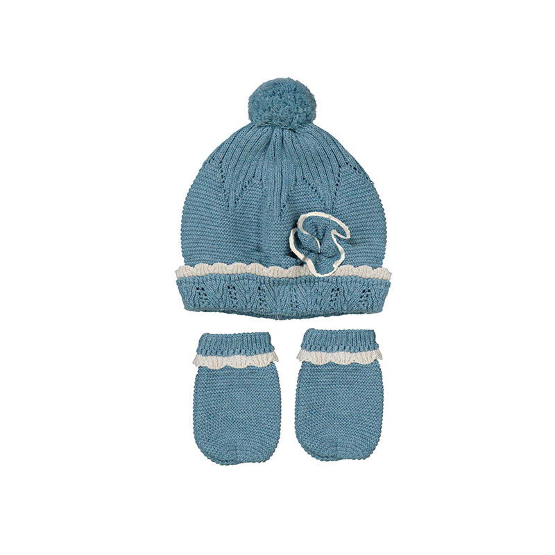 Compl. cappello e manopola VERDE 2D-9767/V