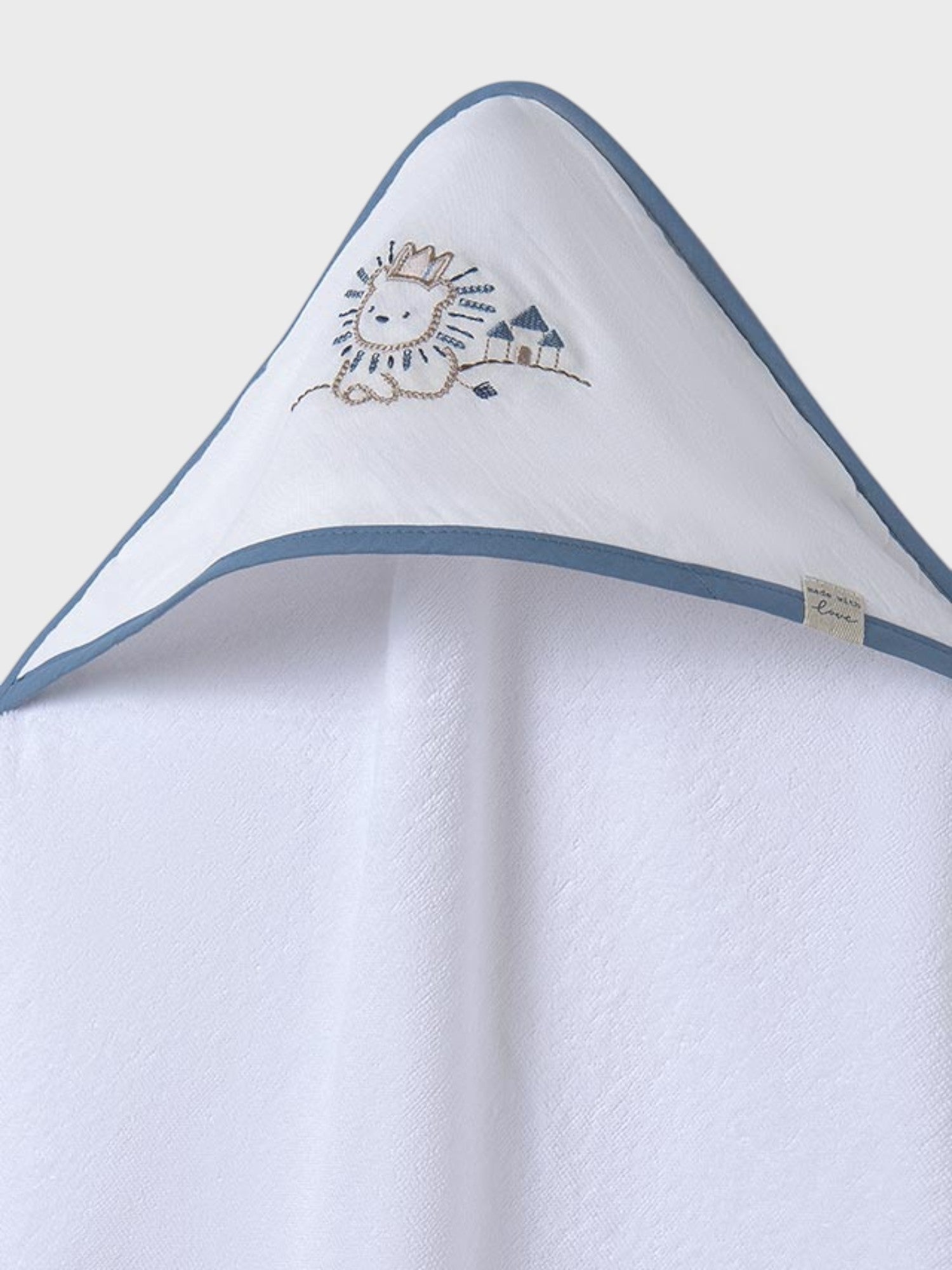 Telo bagnetto Neonato Azzurro 9918 /AZ