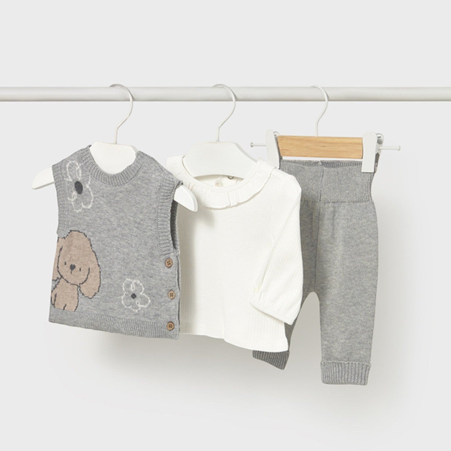 Completo Bimba Grigio 2709/16 -  NANU' BABY