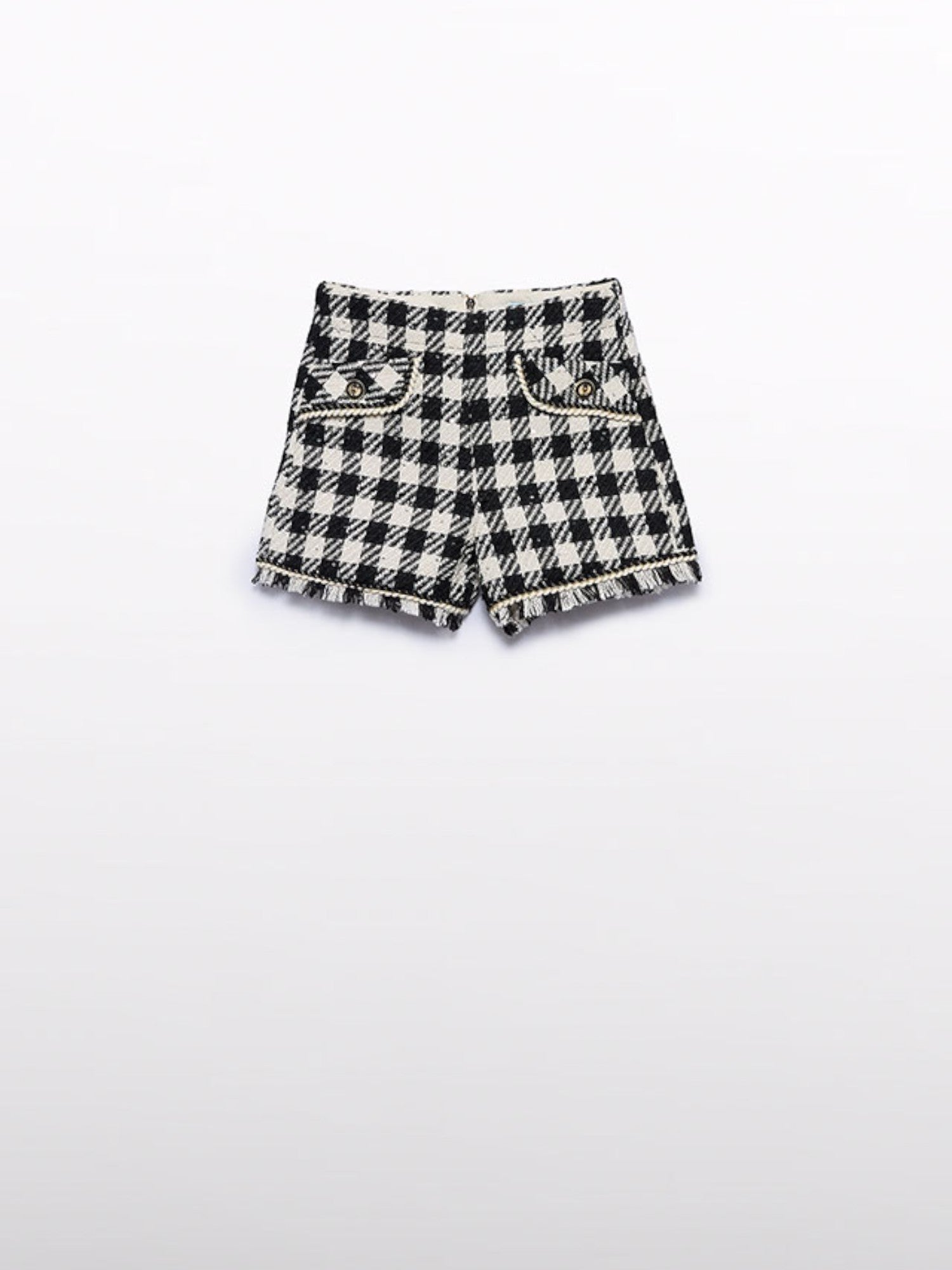 Bermuda vichy lustrini Bimba Nero 5716/8 - NANU' BABY