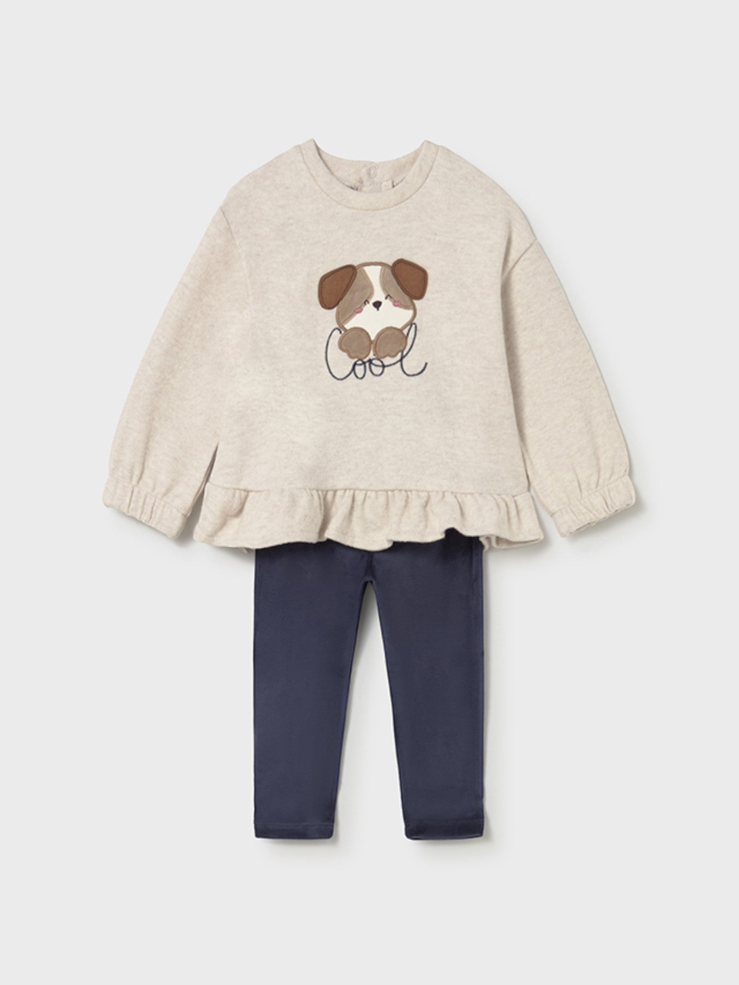 Completo leggings pullover Bimba Blu 2738/29