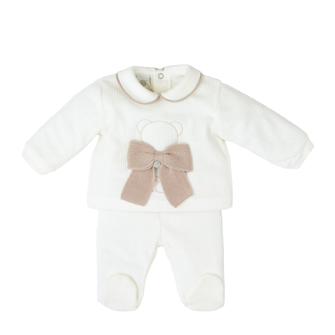 Completo nascita Neonato VANIGLIA IN5951 -  NANU' BABY