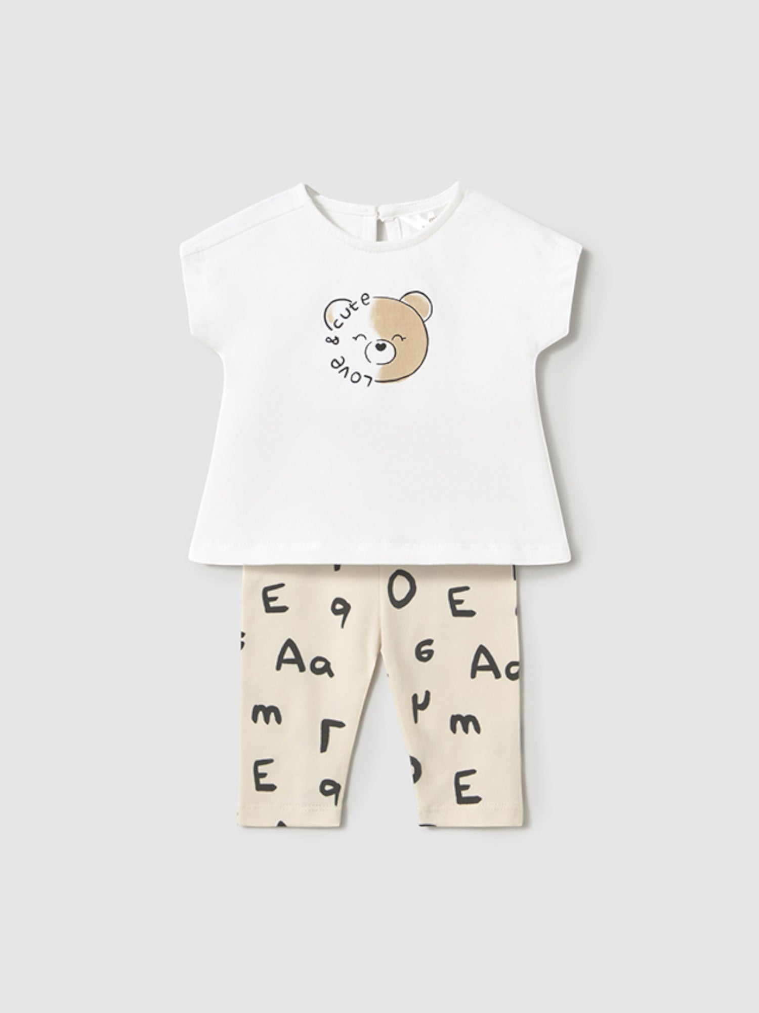 Completo leggings Bimba BEIGE 1762 /BE