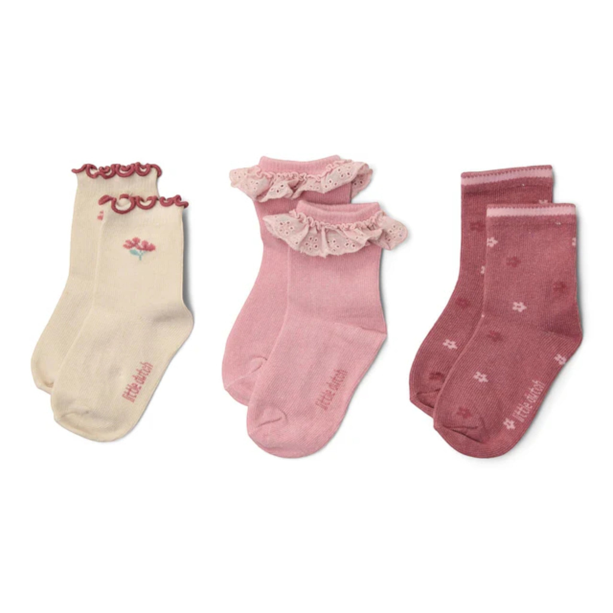 3-pair socks - Fairy Garden Multicolor CL25099007