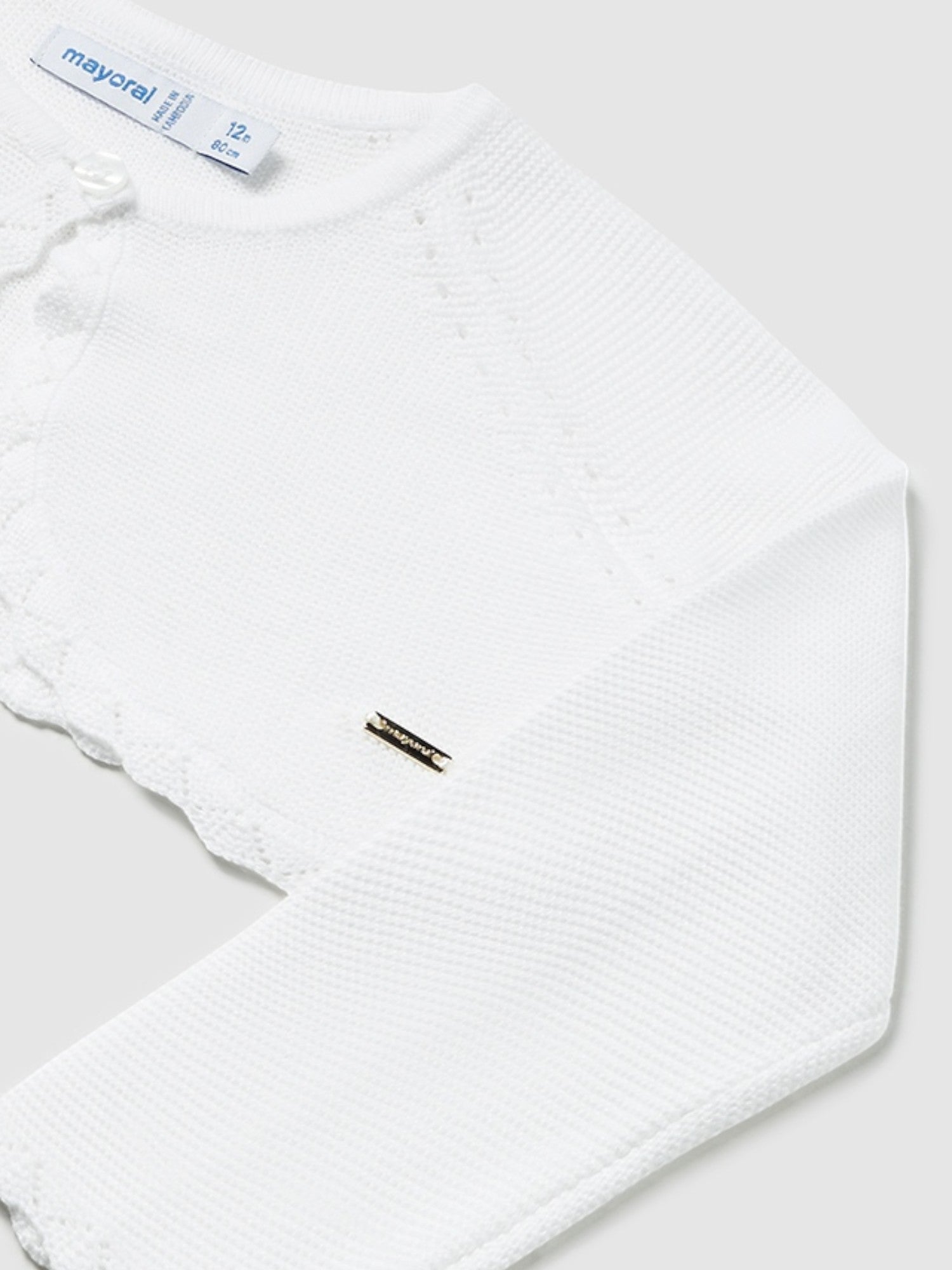 Cardigan cerimonia Bimba BIANCO 1313/085
