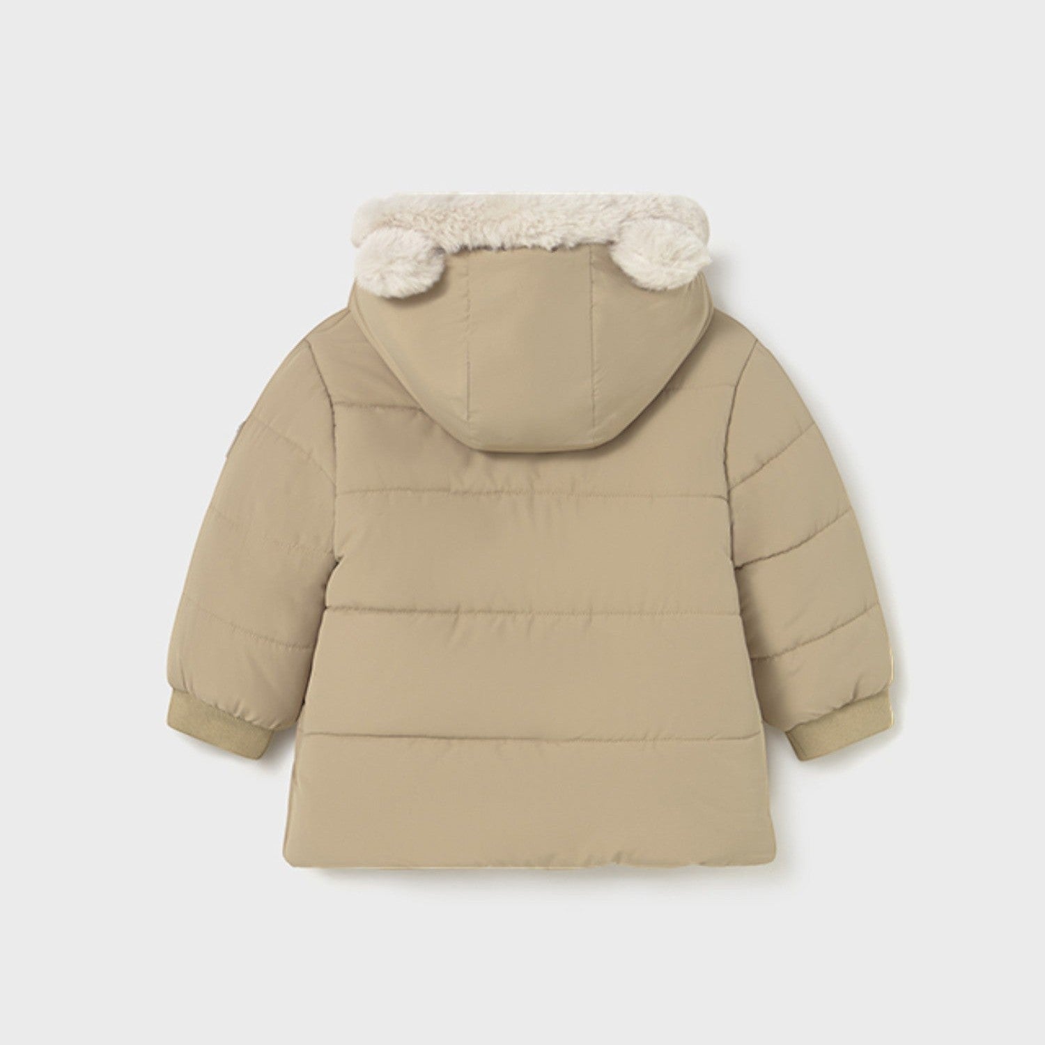 Giaccone orecchie pelo Bimbo Beige 2424/50 -  NANU' BABY