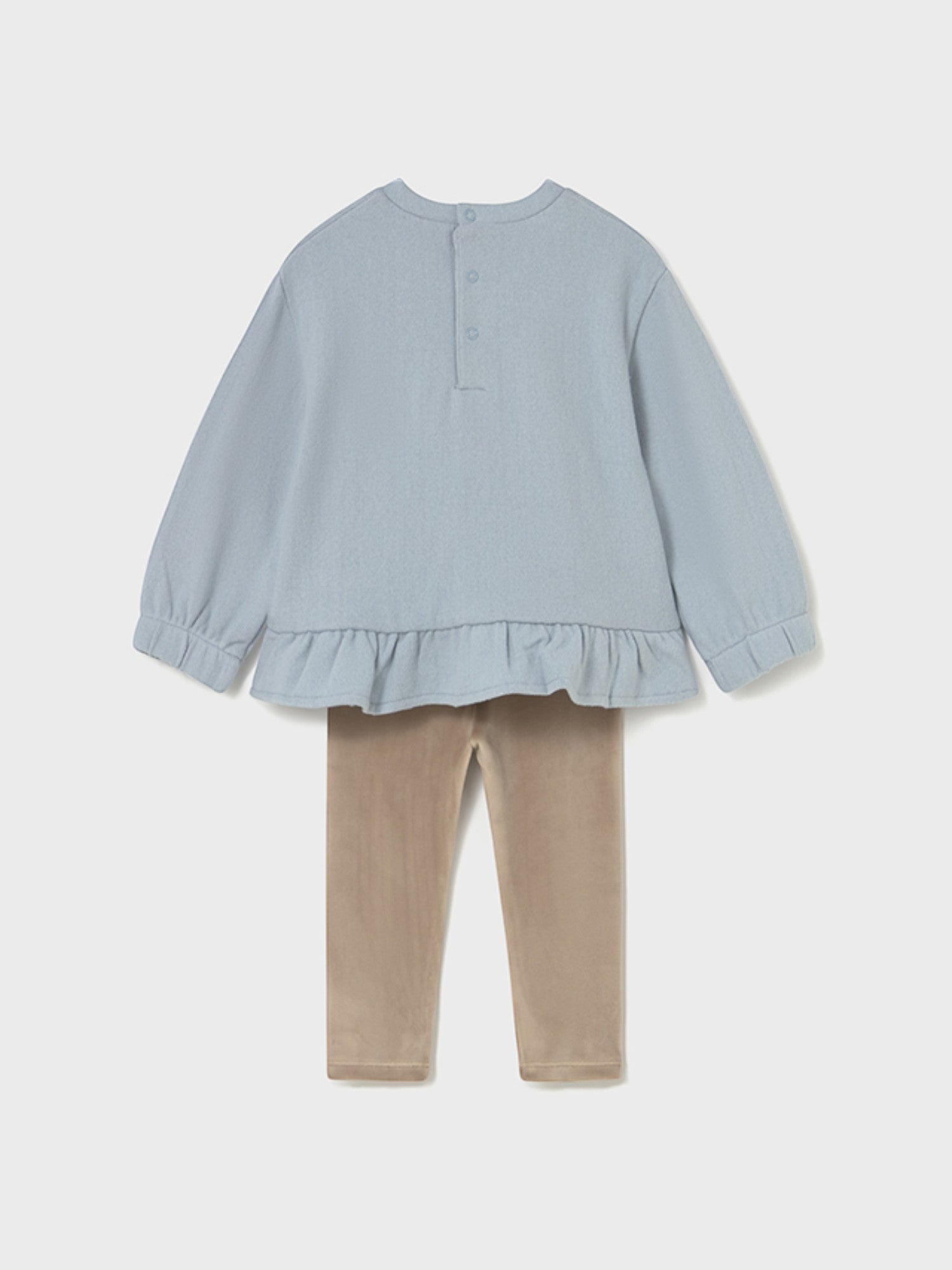 Completo leggings pullover Bimba Grigio 2738/27 - NANU' BABY