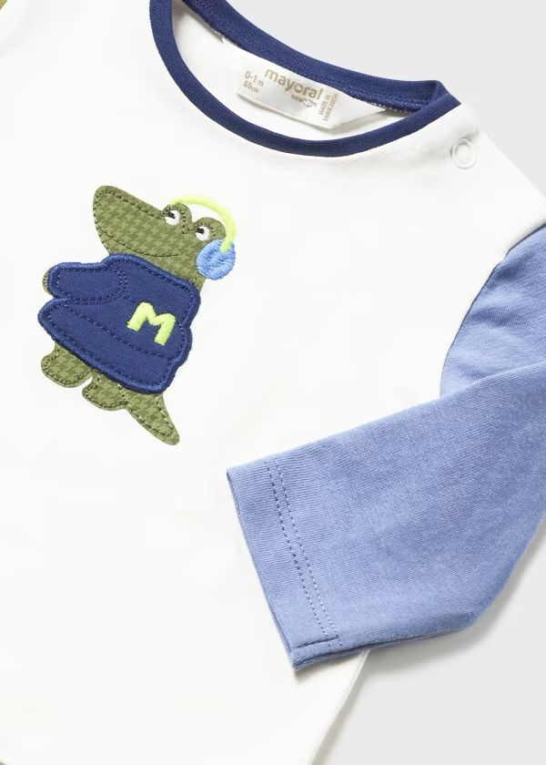 Set 2 maglie maglia manica lunga fantasia - 2001-