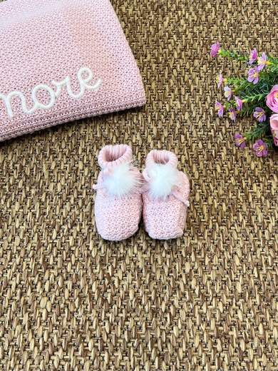 Babbucce Pon Pon ecopelliccia marsala - IG58S/M
