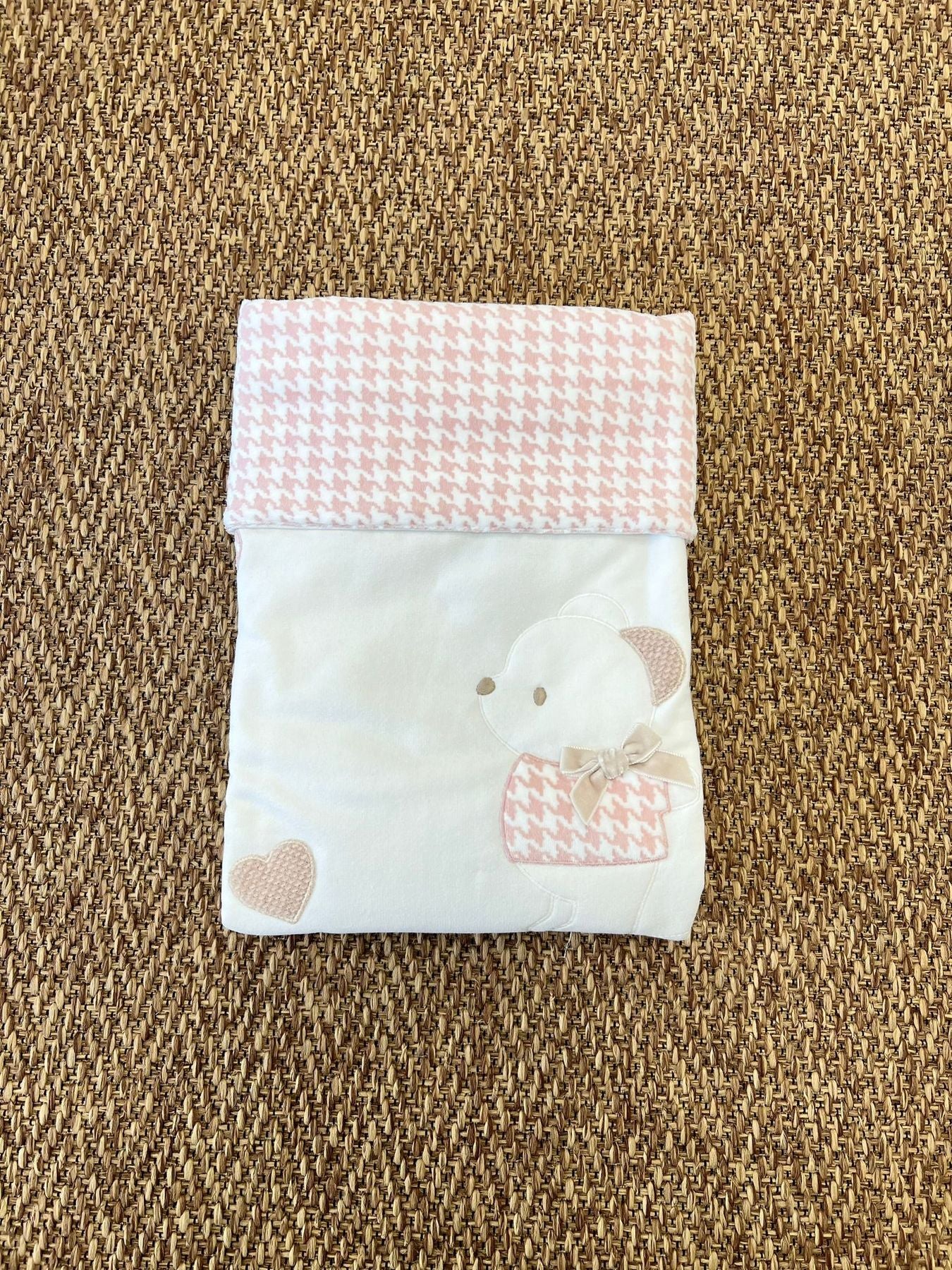 Coperta Pied de poule rosa - IG7381F