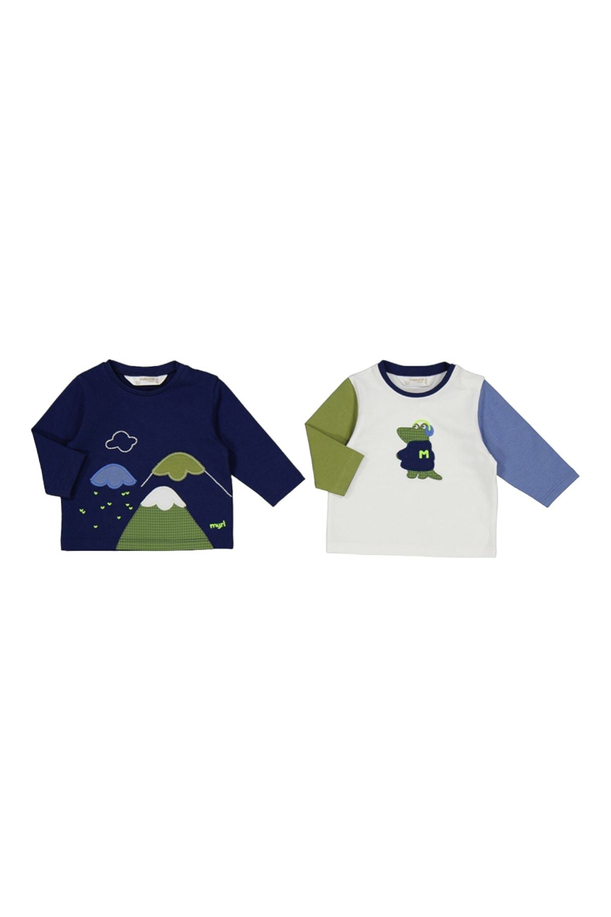 Set 2 maglie maglia manica lunga fantasia - 2001-