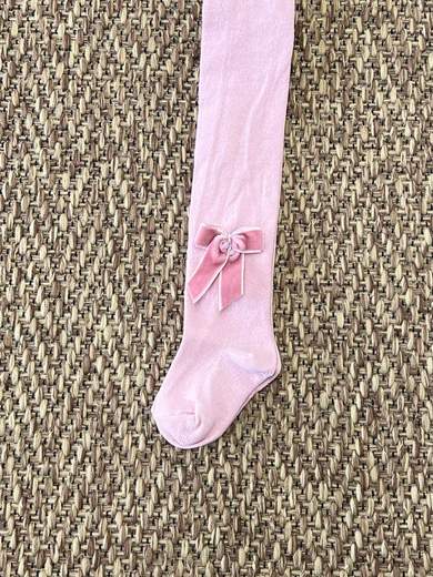 Collant fiocco Velluto ROSA 2003C/DP - NANU' BABY