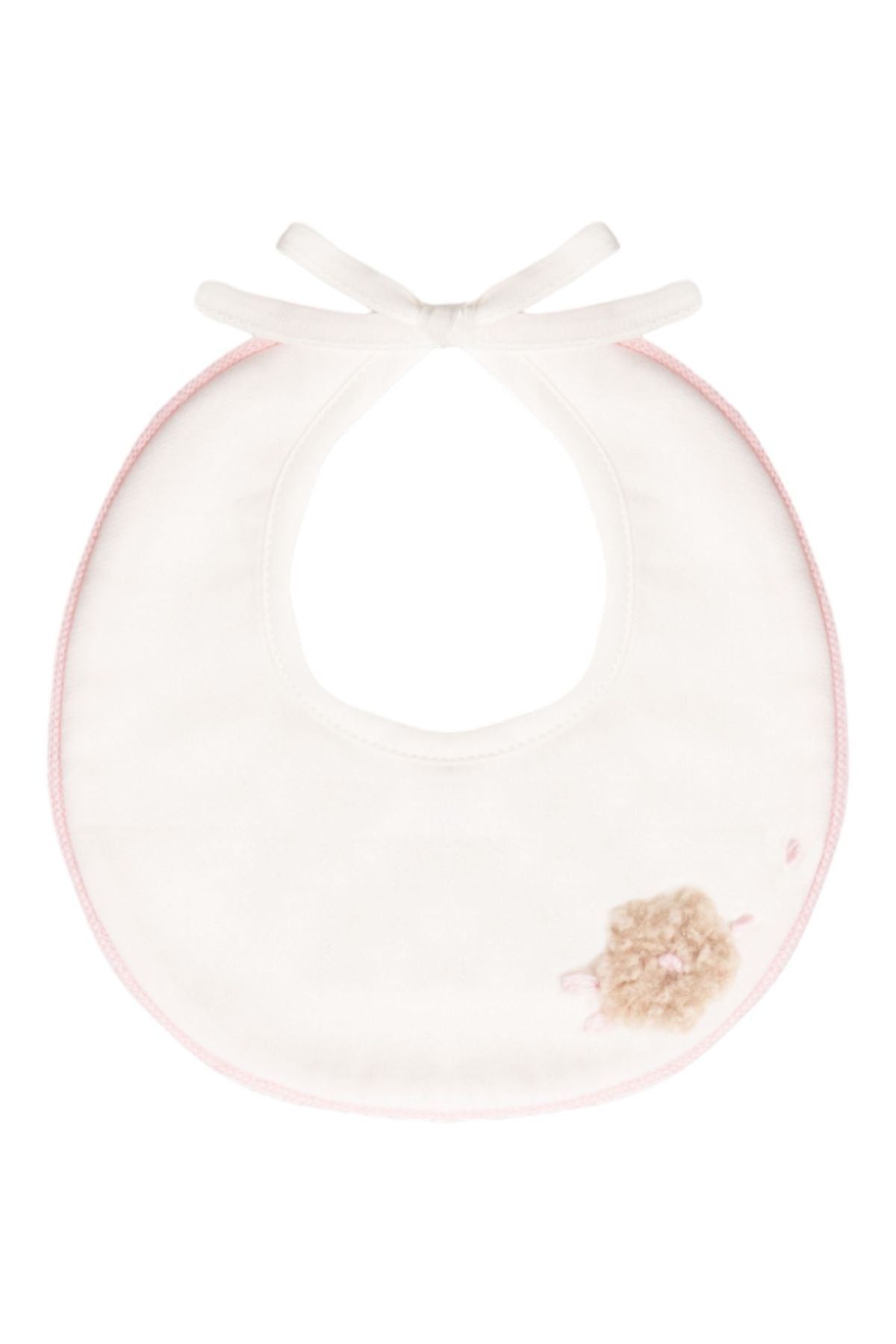 Bavetta Fiore Neonata VANIGLIA IG12BAV - NANU' BABY