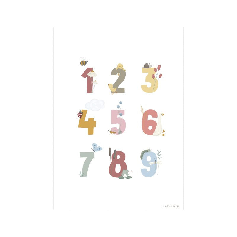 Poster Little Goose ABC Rosa - A3  Rosa PW10710750 -  NANU' BABY