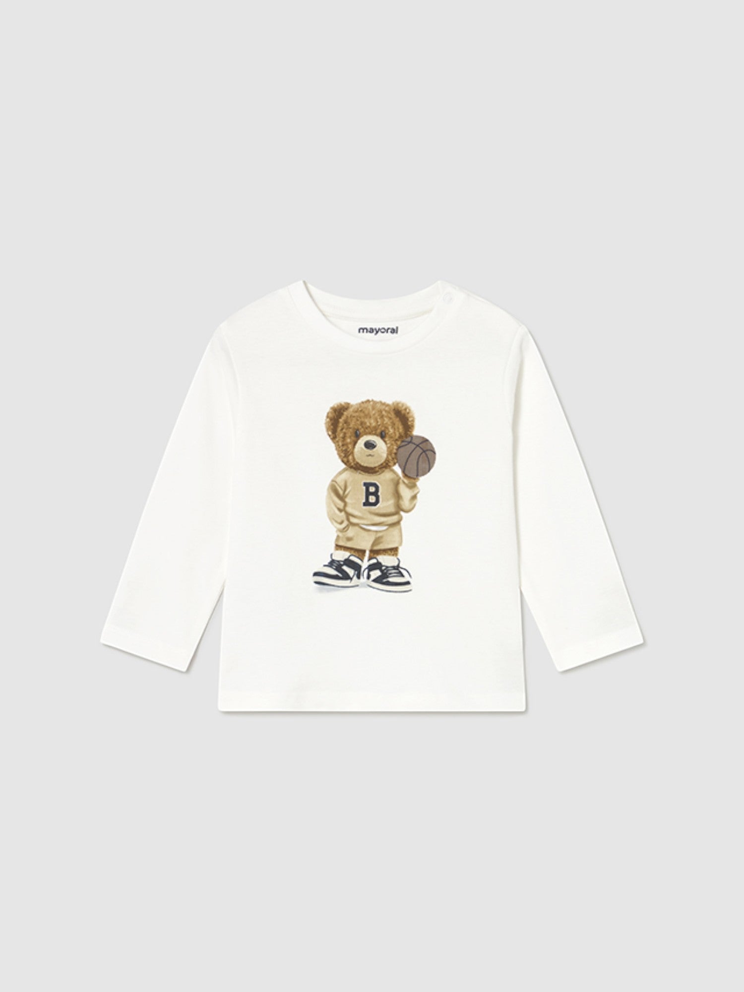 Maglietta m/l orso Bimbo PANNA 2058/82 -  NANU' BABY