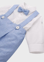 Coordinato Pantaloncino Papillon Azzurro