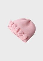 Cuffia Cotone Farfalle Organza Rosa 684