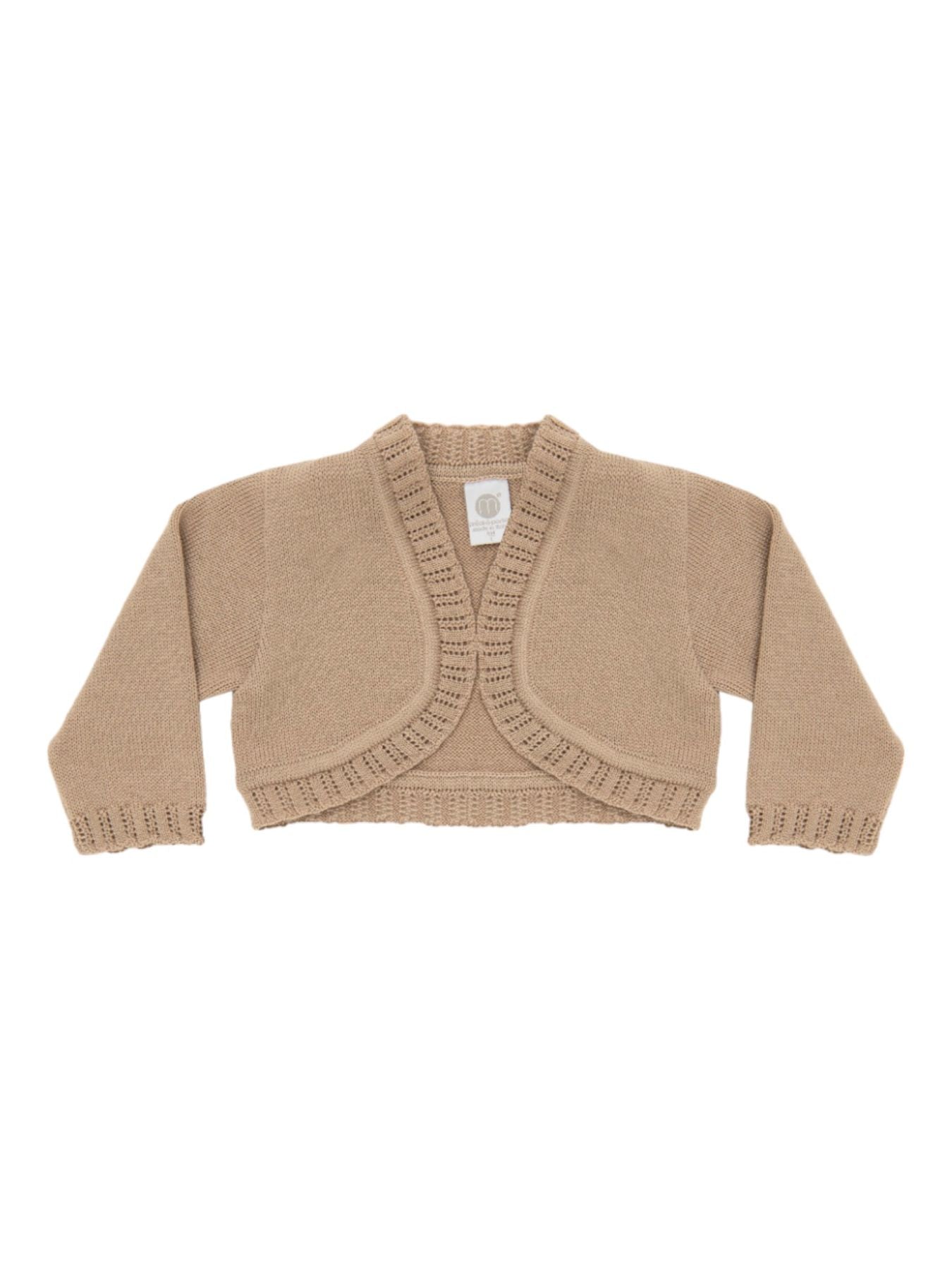 Giacca Cerimonia Bimba CAMMELLO IK31545 -  NANU' BABY