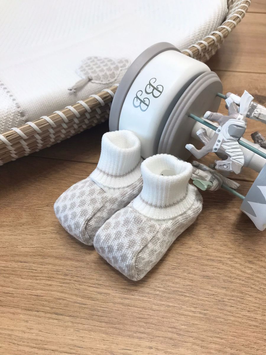 Babbucce Fantasia Neonato BIANCO EF99S