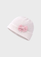 Cuffia Filo Cotone Fiocco Bianco 681