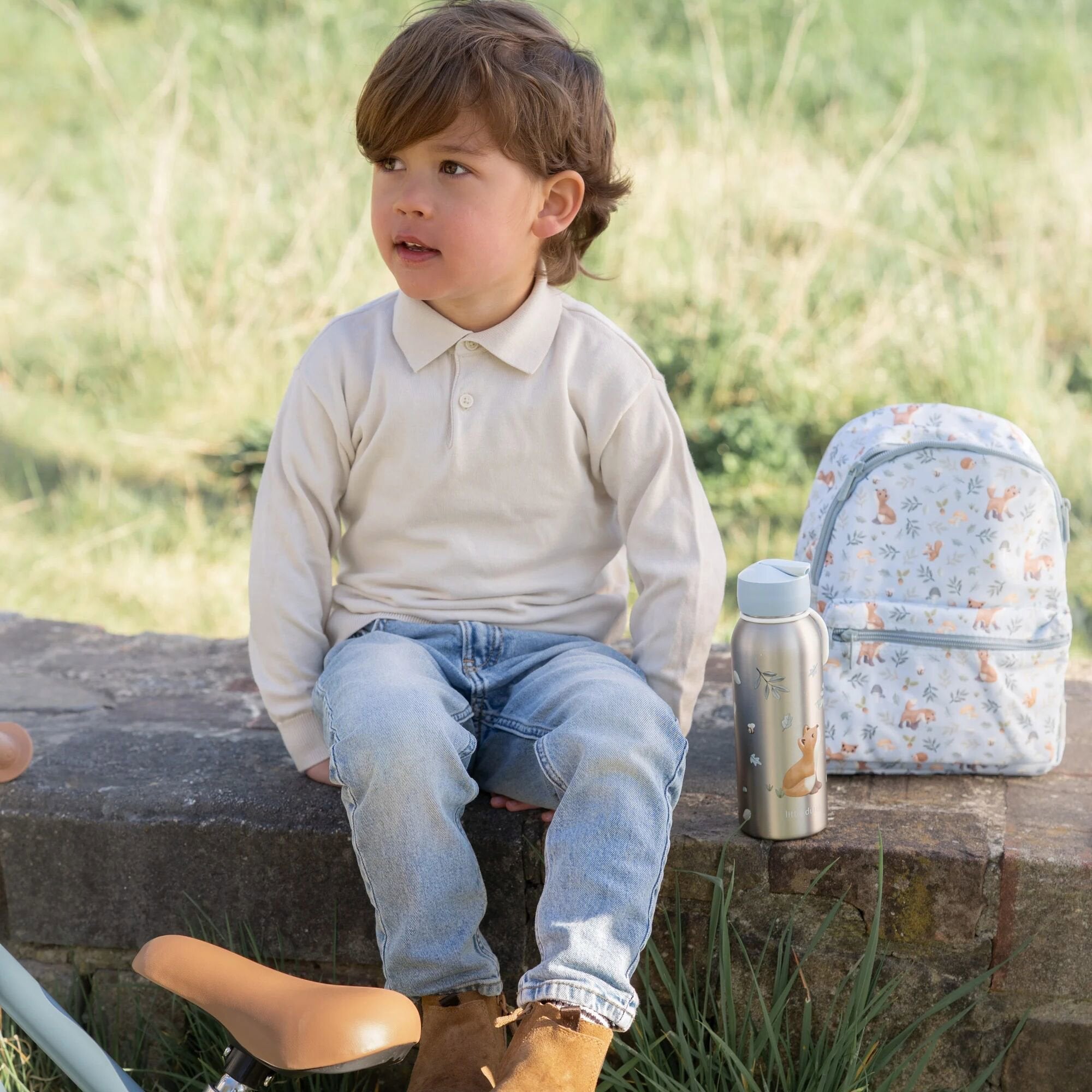 Borraccia Termica flip-up 350ml  Blu 107458065408 -  NANU' BABY